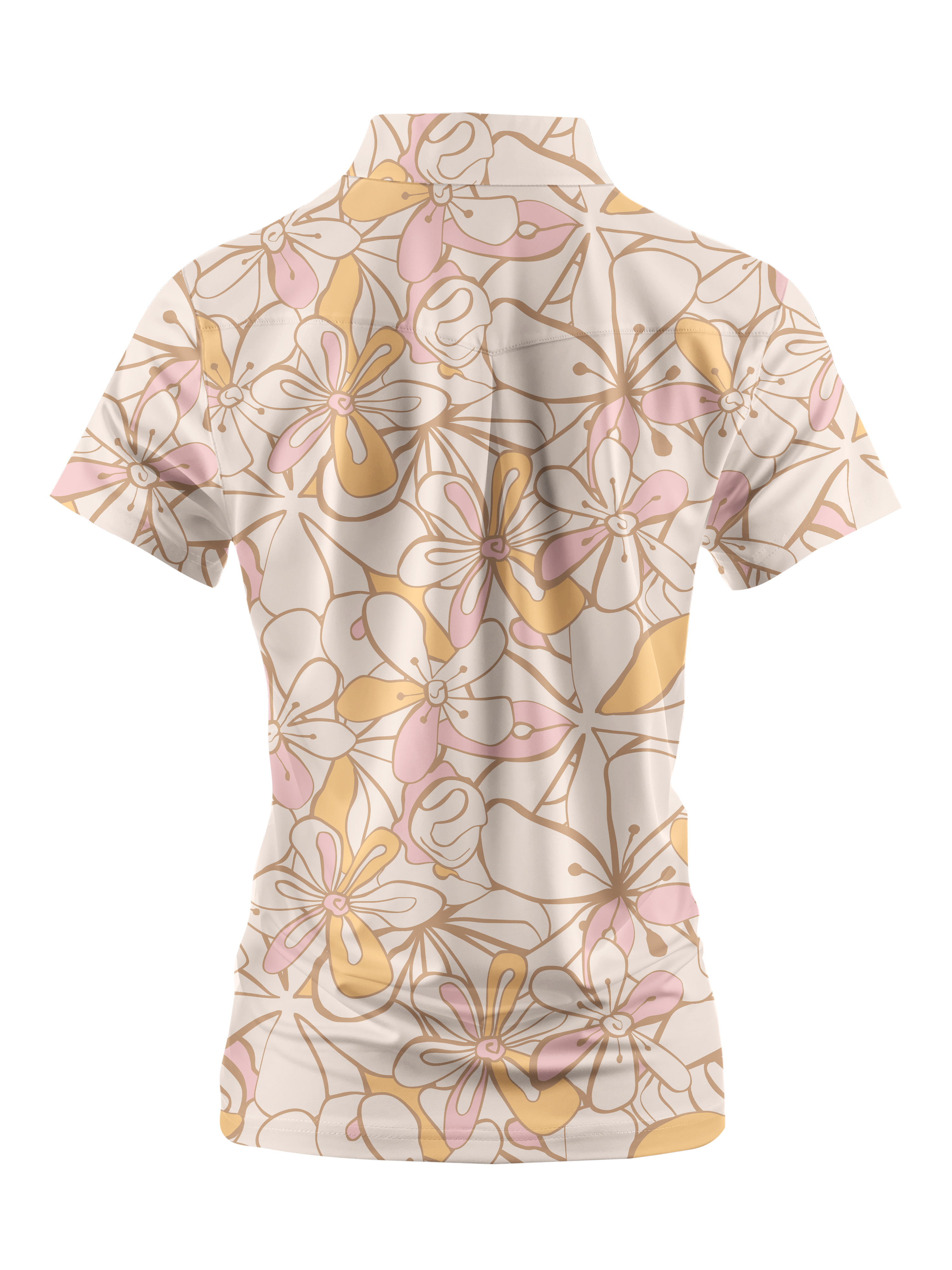 Cherryswing Women's Garden in Spring Golf Short Sleeve Polo Shirt