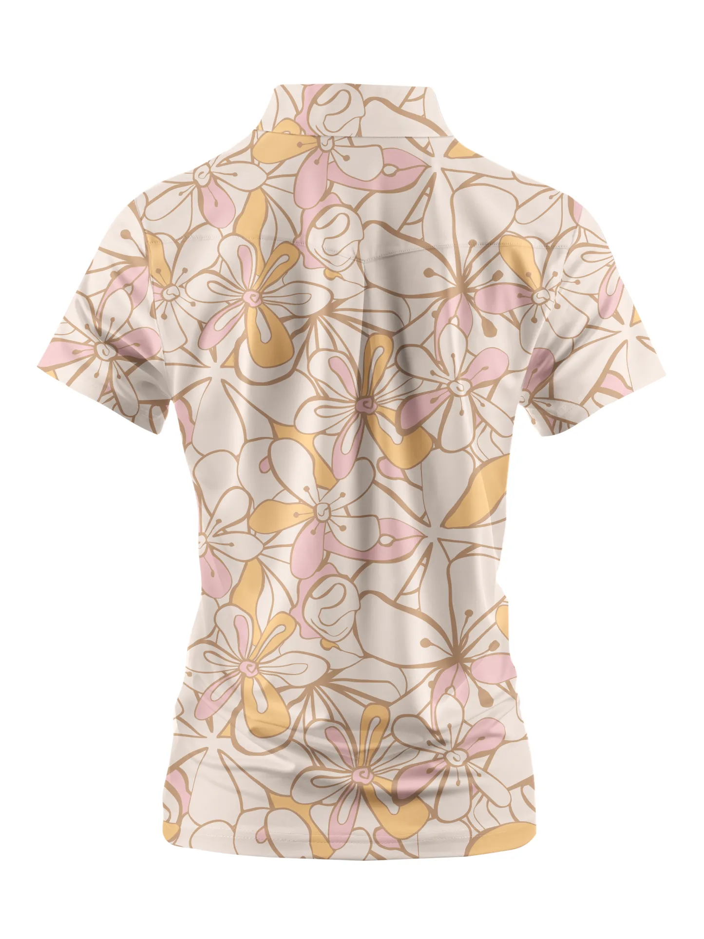 Cherryswing Women's Garden in Spring Golf Short Sleeve Polo Shirt