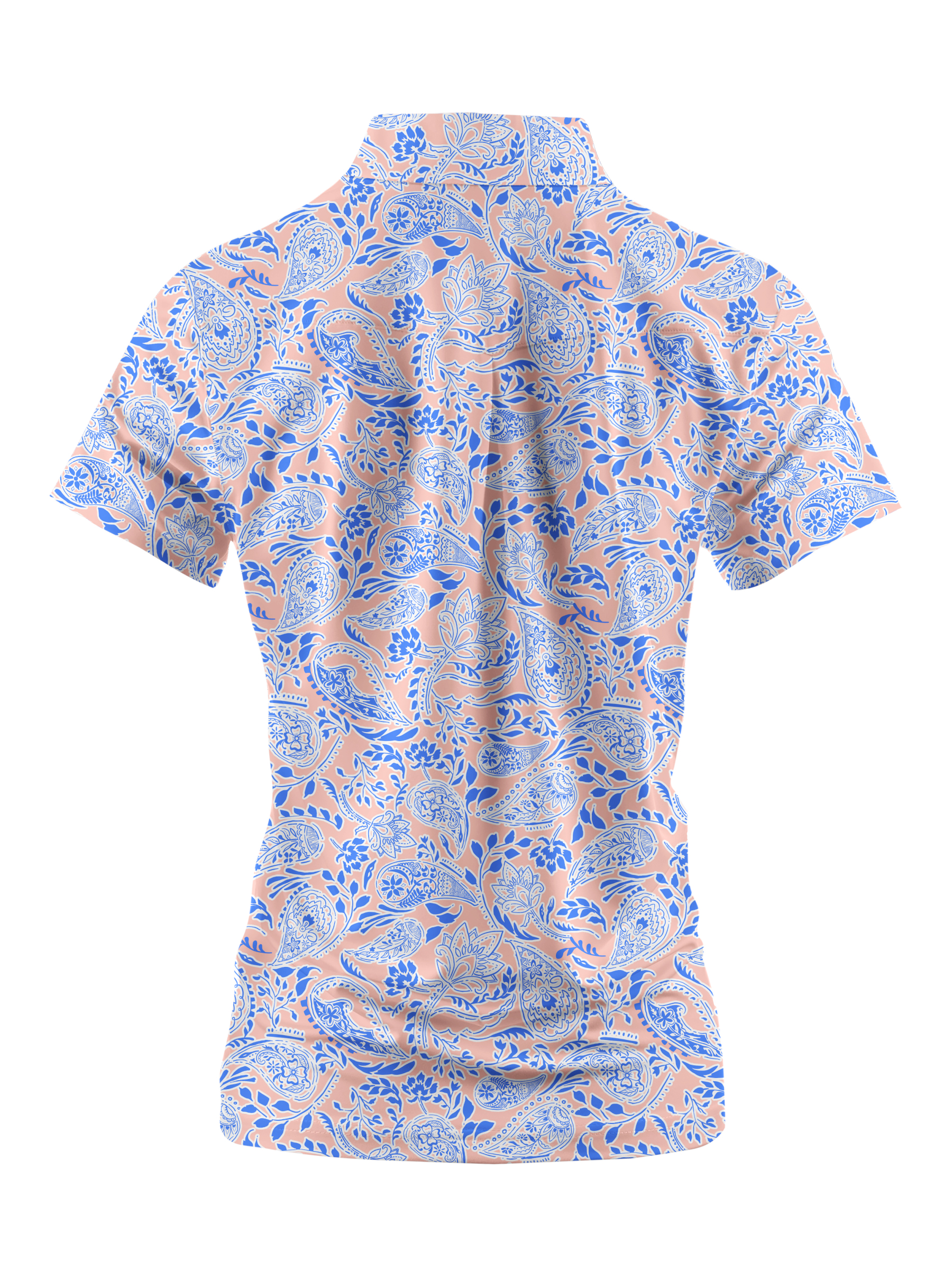 Cherryswing Women's Paisleys Captures Golf Short Sleeve Polo Shirt