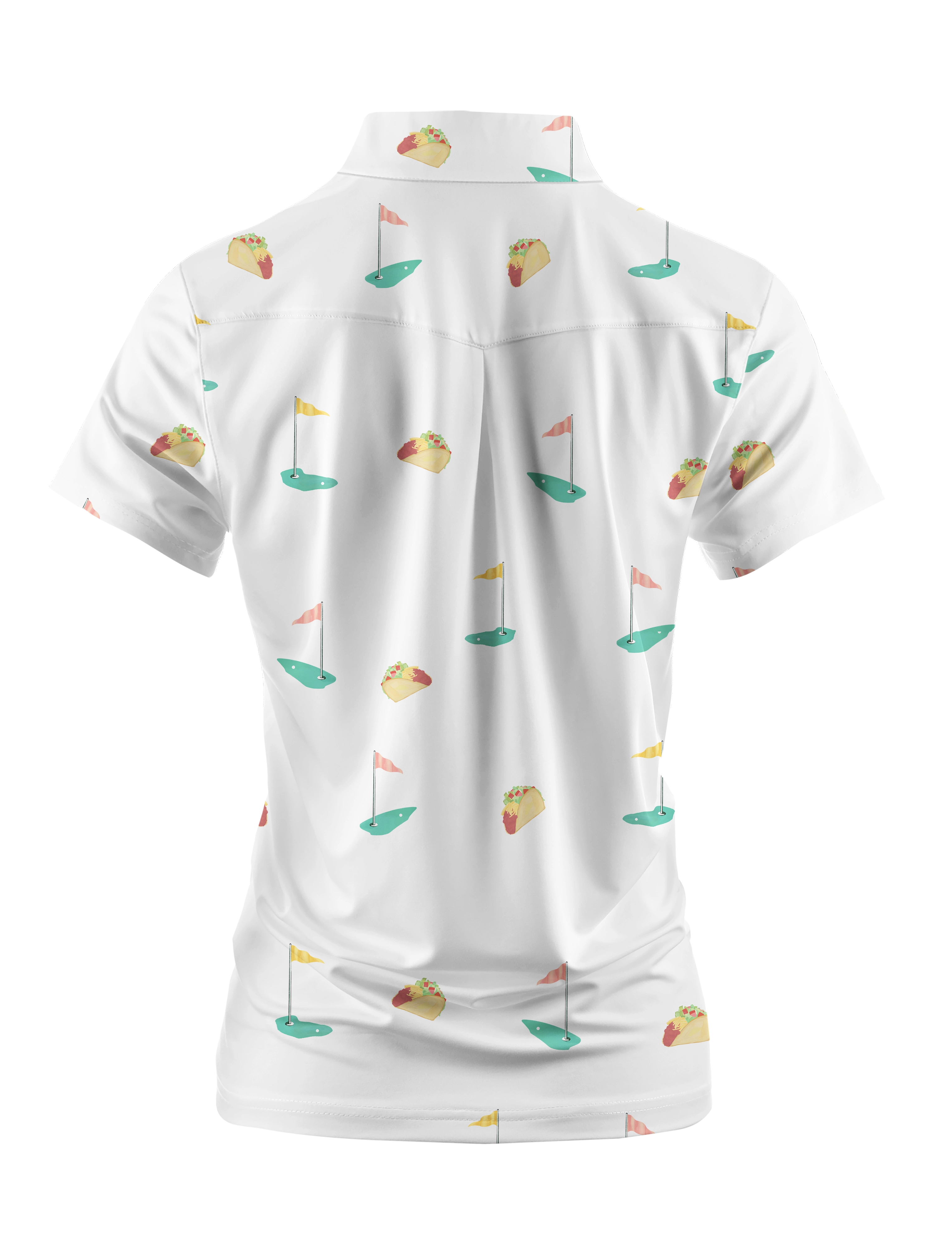 Cherryswing Women's Playful Design Golf Short Sleeve Polo Shirt