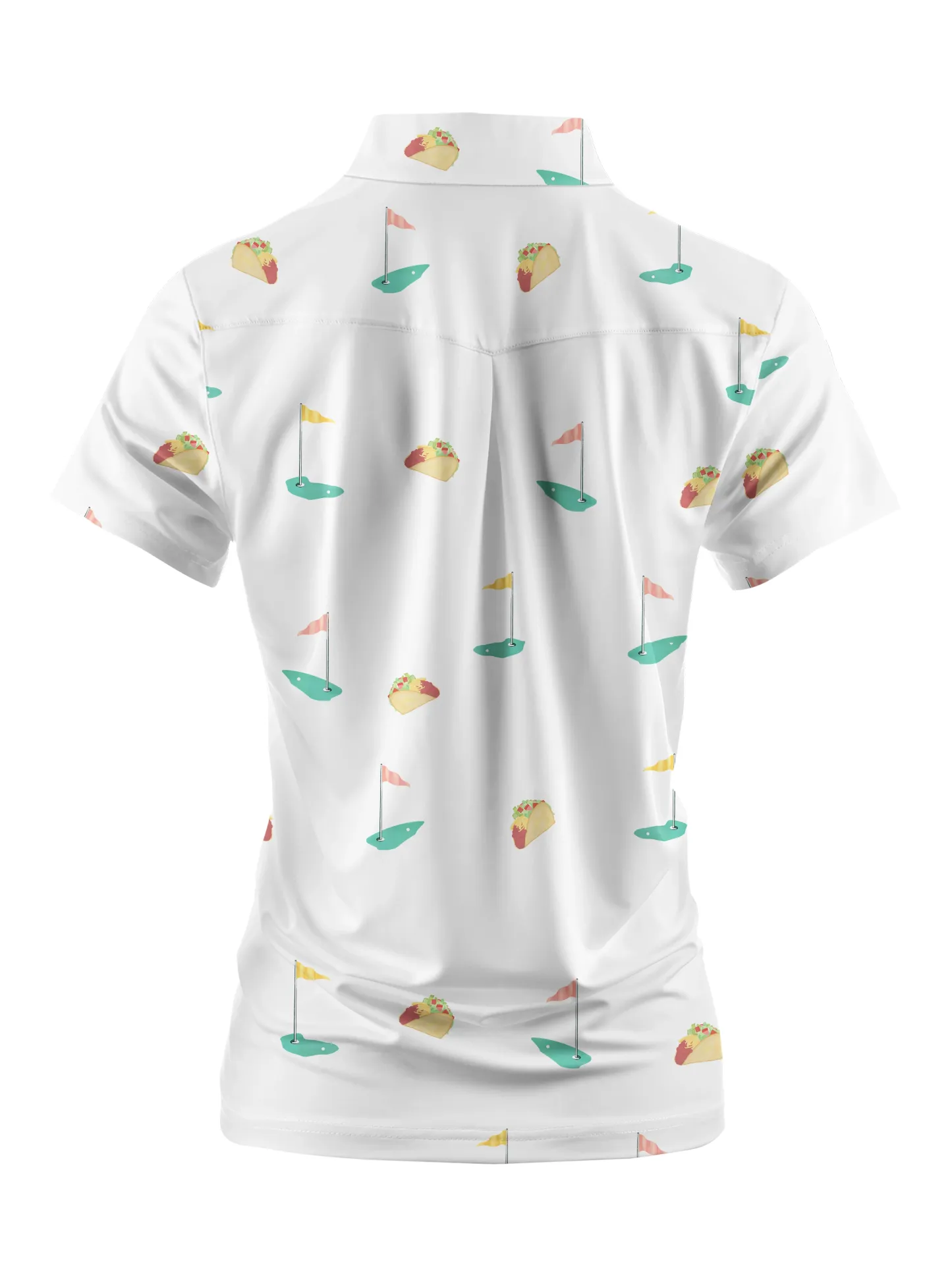 Cherryswing Women's Playful Design Golf Short Sleeve Polo Shirt
