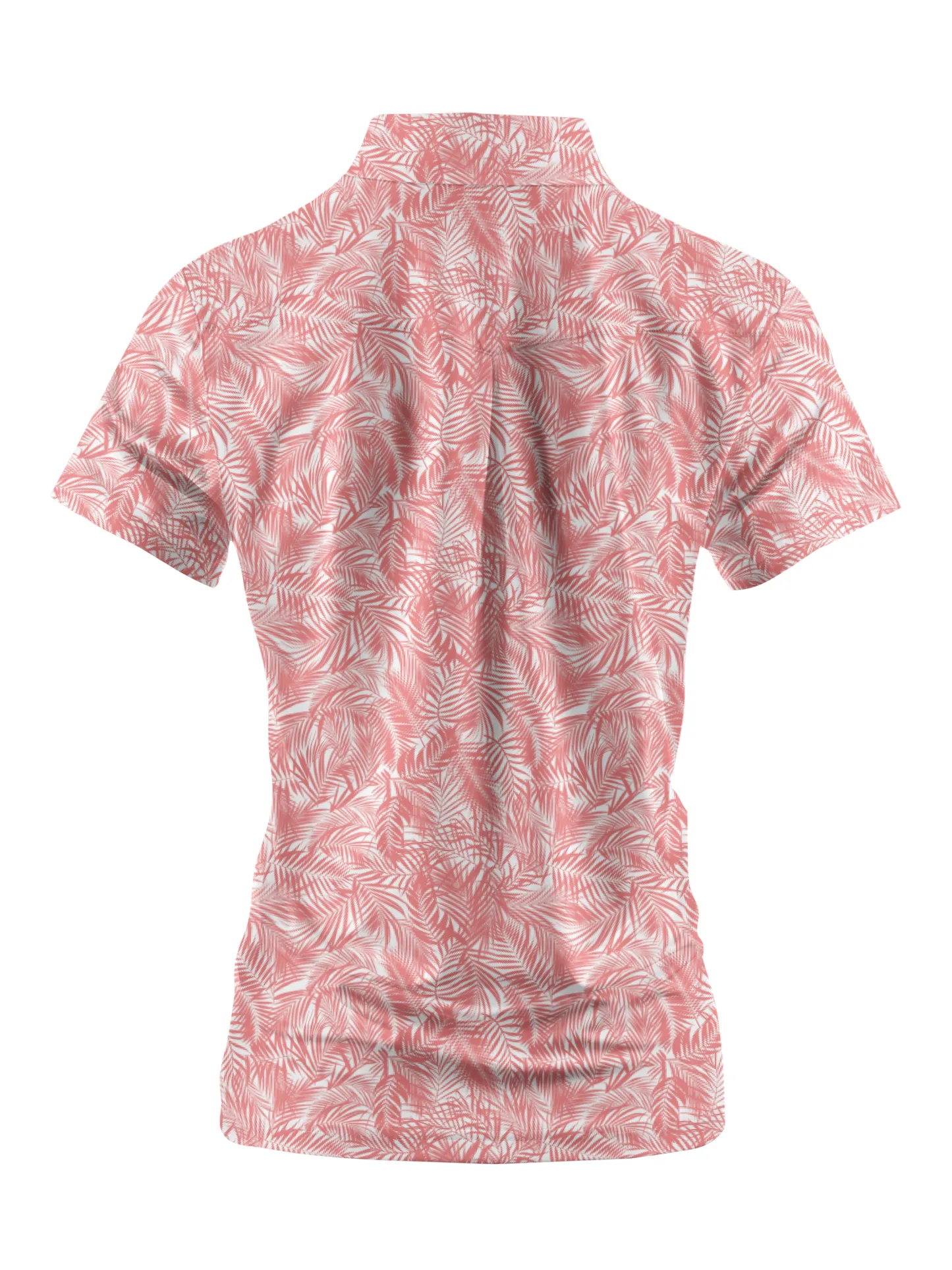 Cherryswing Women's Tropical Foliage  Golf Short Sleeve Polo Shirt