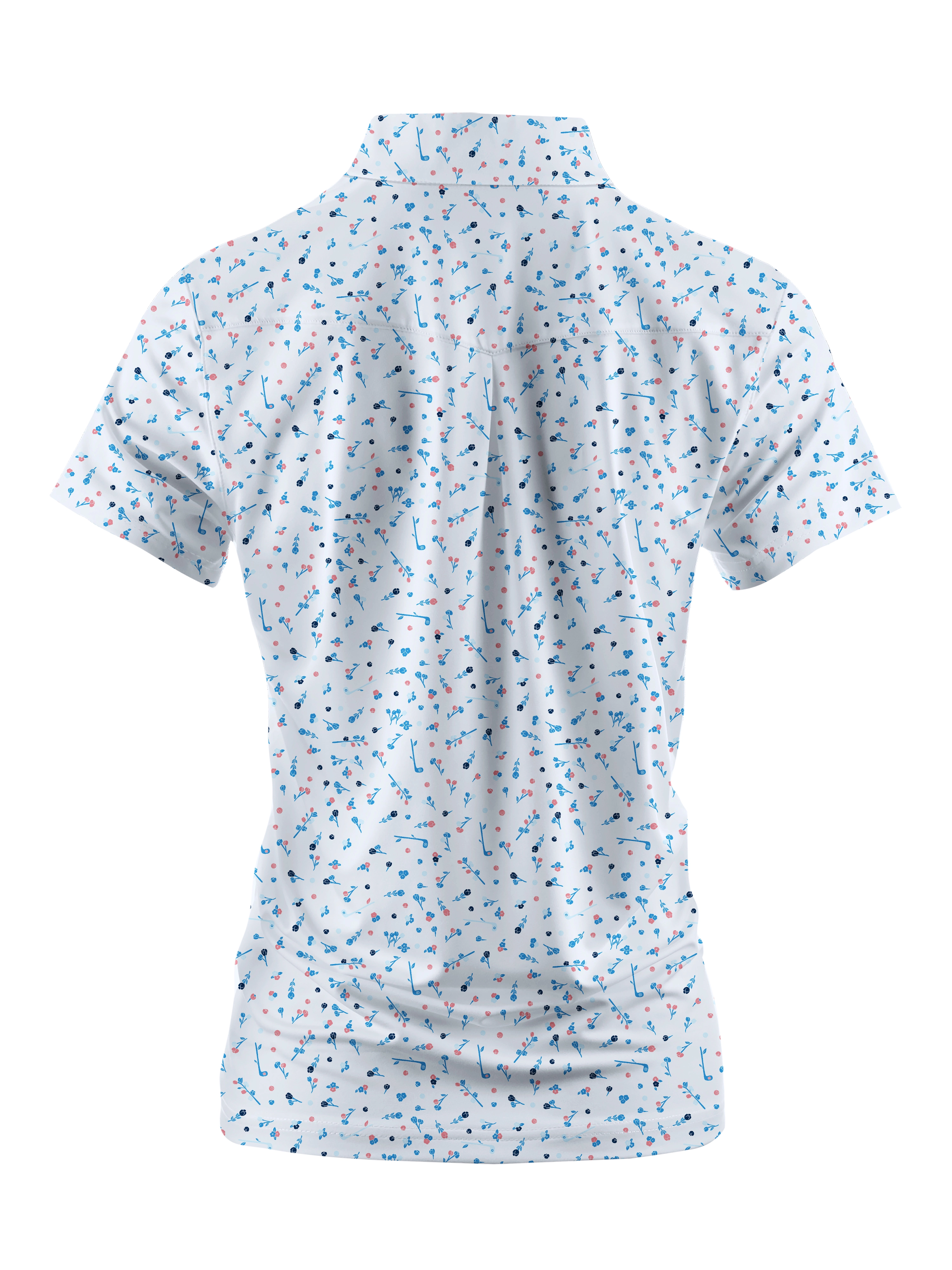 Cherryswing Women's Spring Meadow Golf Short Sleeve Polo Shirt