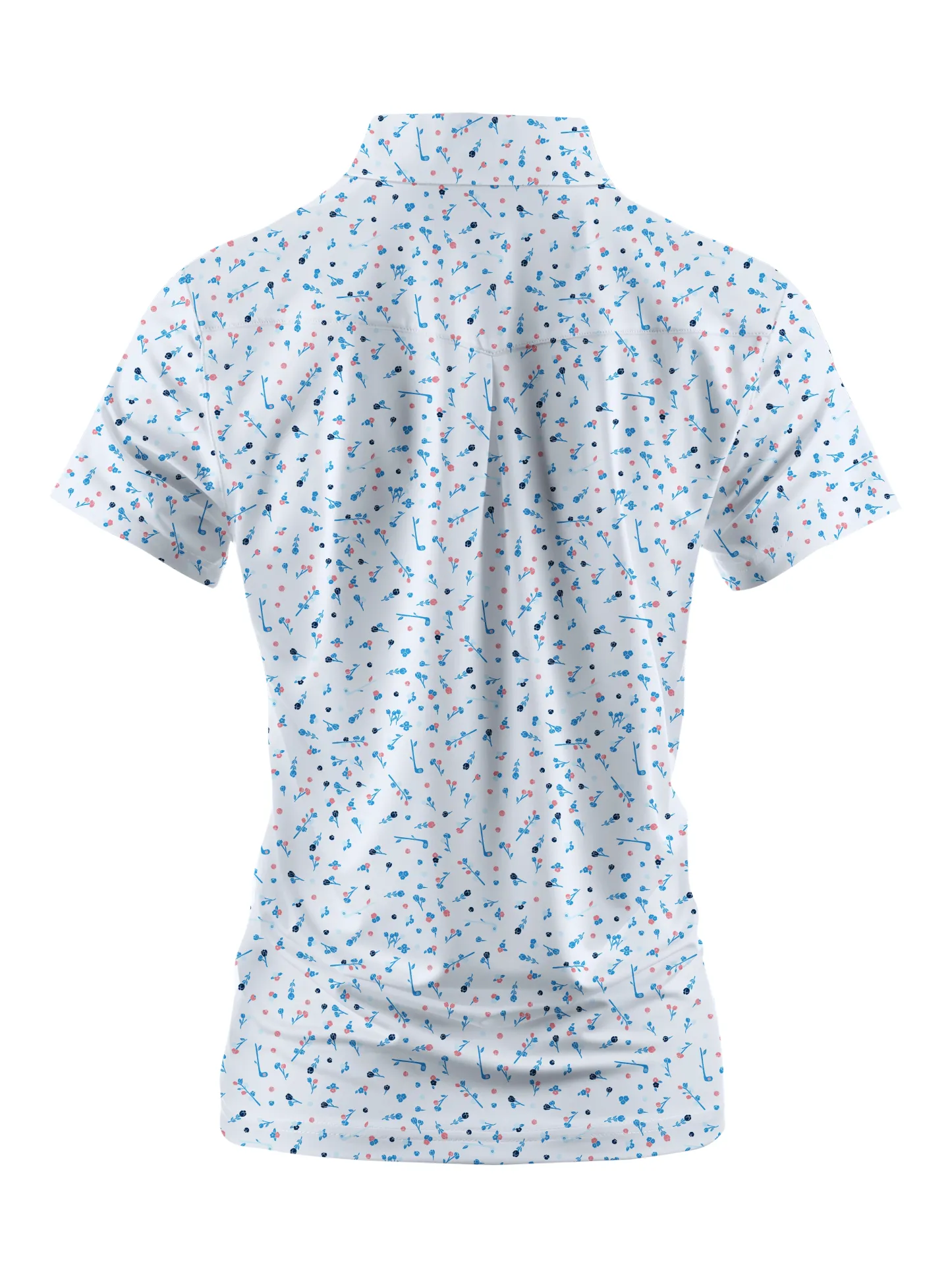 Cherryswing Women's Spring Meadow Golf Short Sleeve Polo Shirt