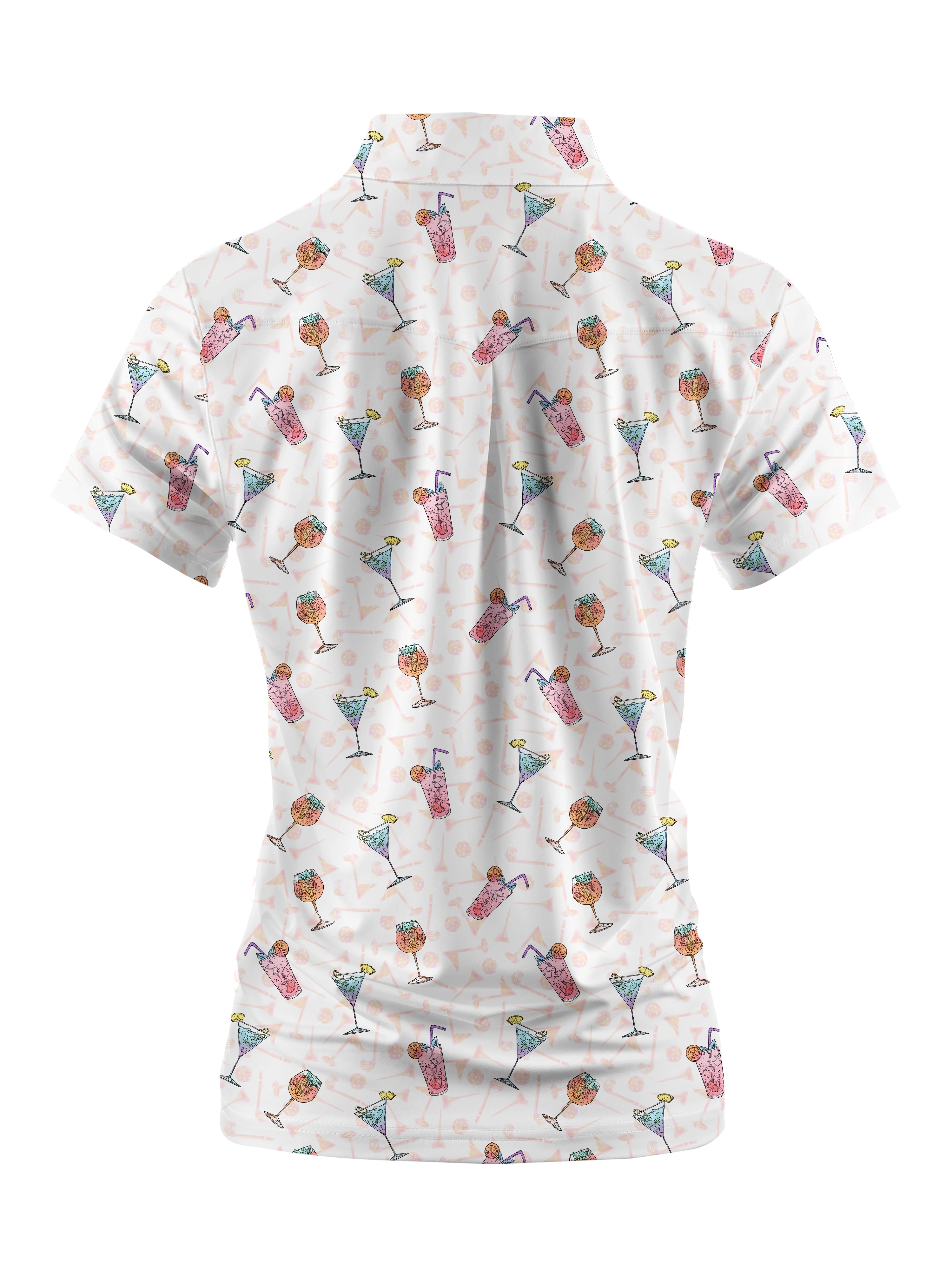 Cherryswing Women's Cocktail Party Golf Short Sleeve Polo Shirt