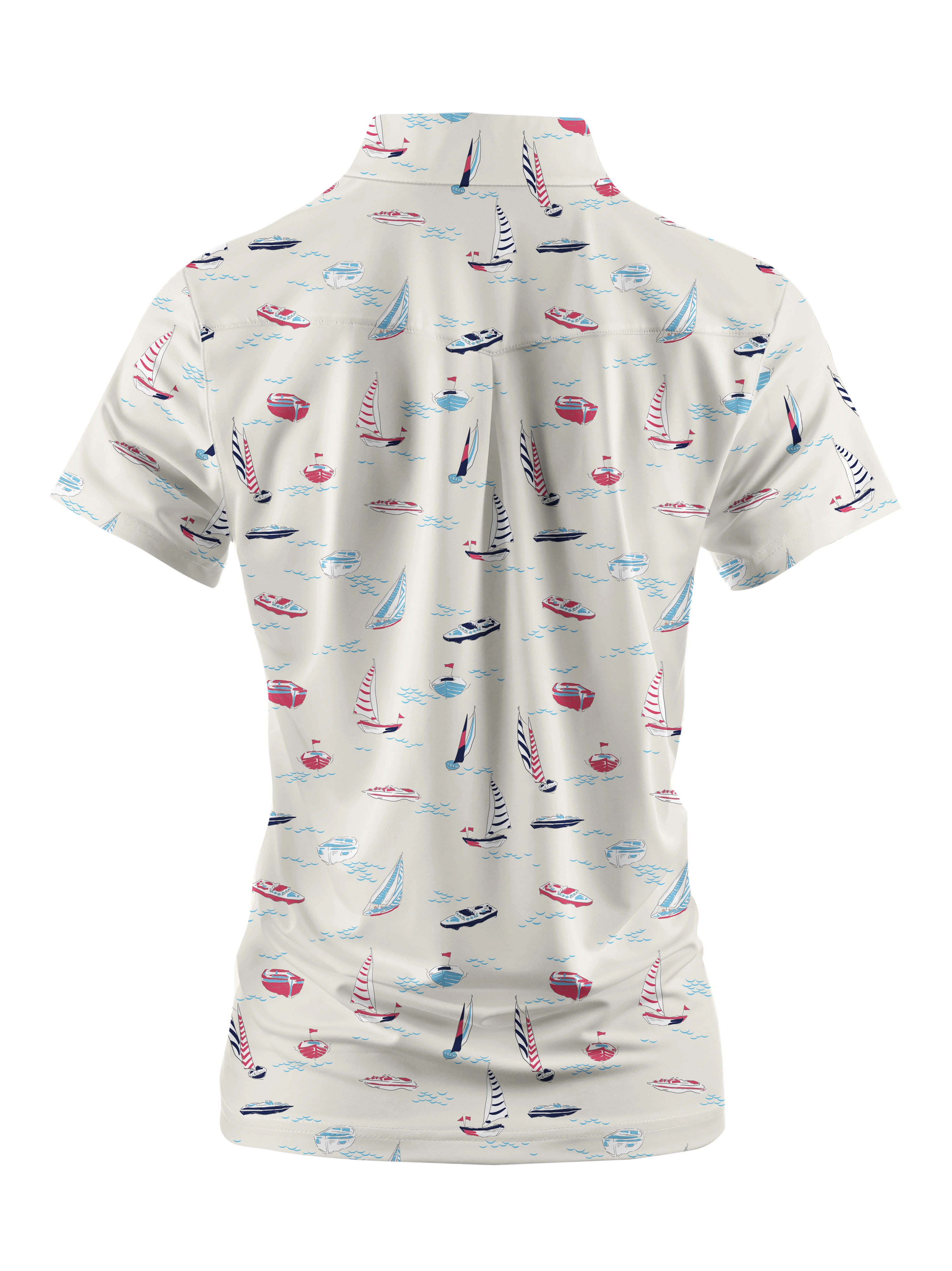 Cherryswing Women's Tranquil Marina Golf Short Sleeve Polo Shirt