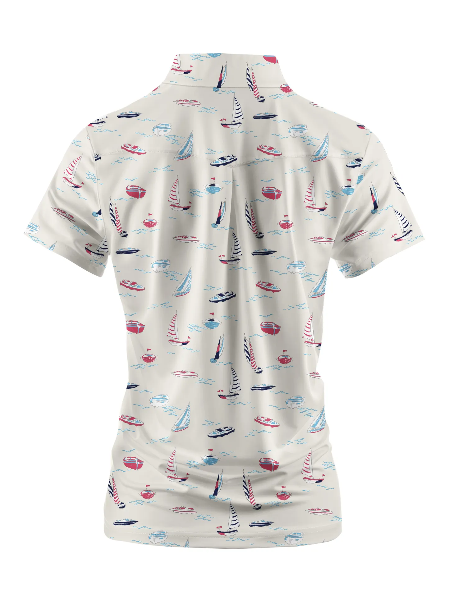 Cherryswing Women's Tranquil Marina Golf Short Sleeve Polo Shirt