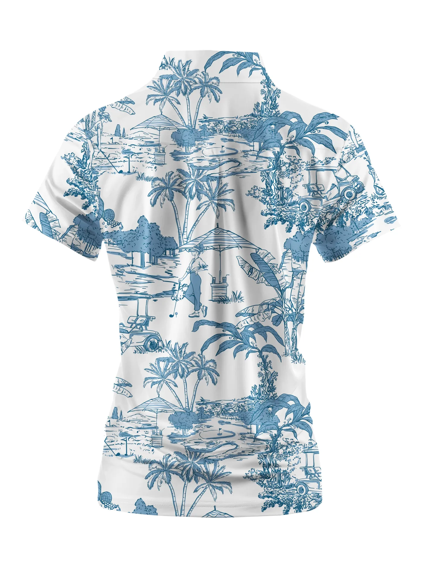 Cherryswing Women's Holiday Getaway Golf Short Sleeve Polo Shirt