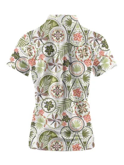 Cherryswing Women's Hidden Gem Golf Short Sleeve Polo Shirt