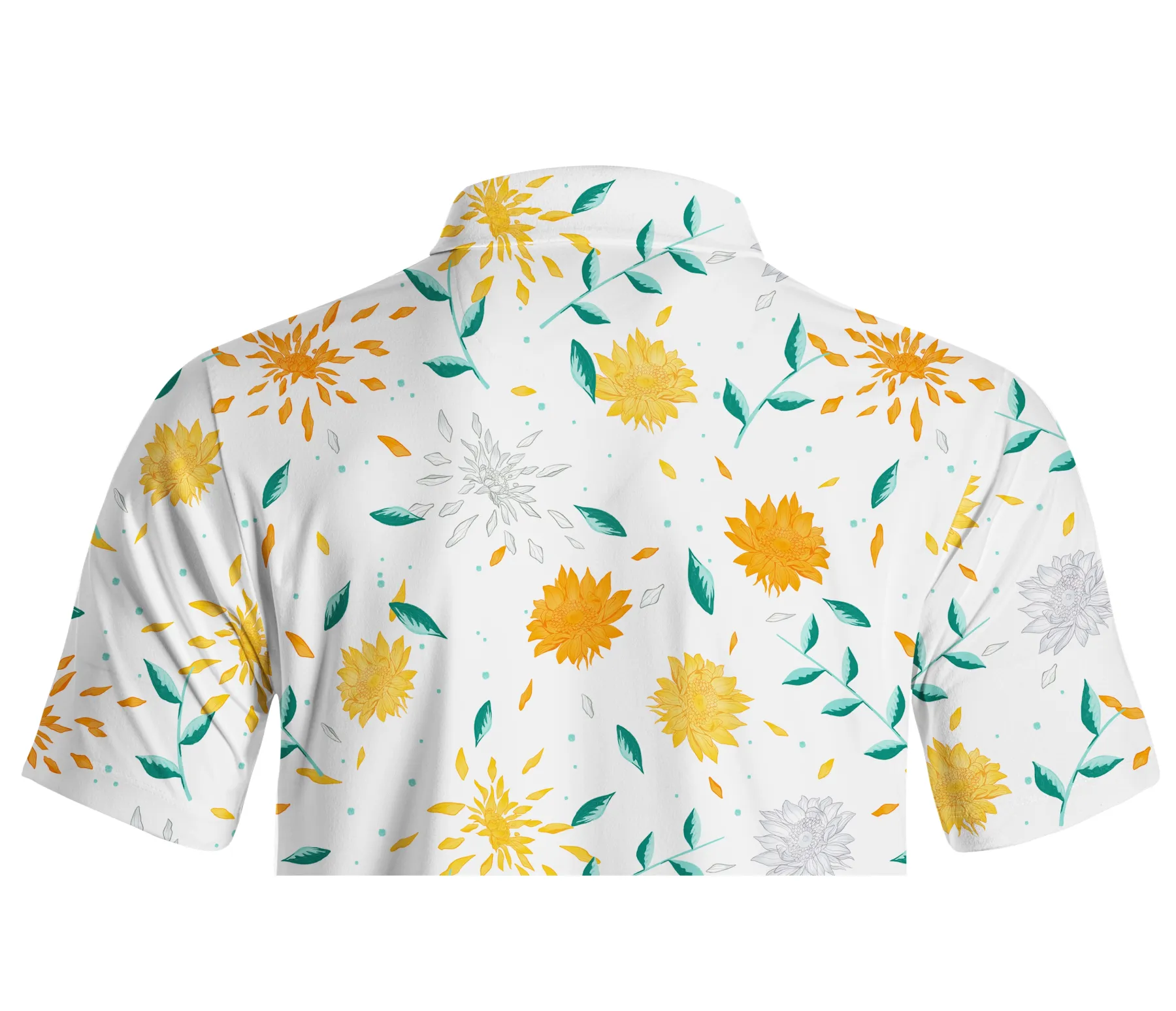 Cherryswing Sunflower Men's Polo Shirt