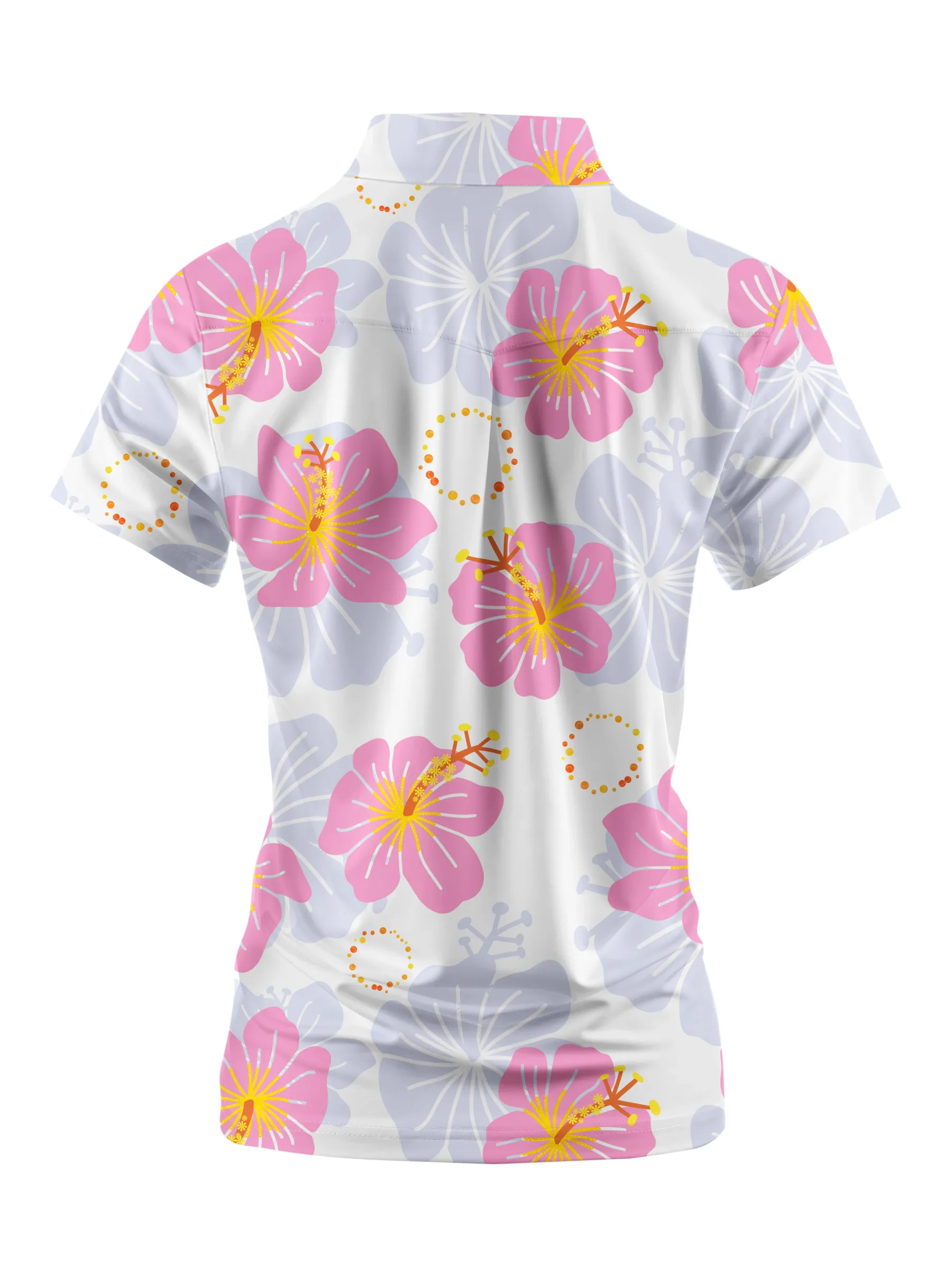 Cherryswing Women's Vibrant Spring Day Short Sleeve Polo Shirt