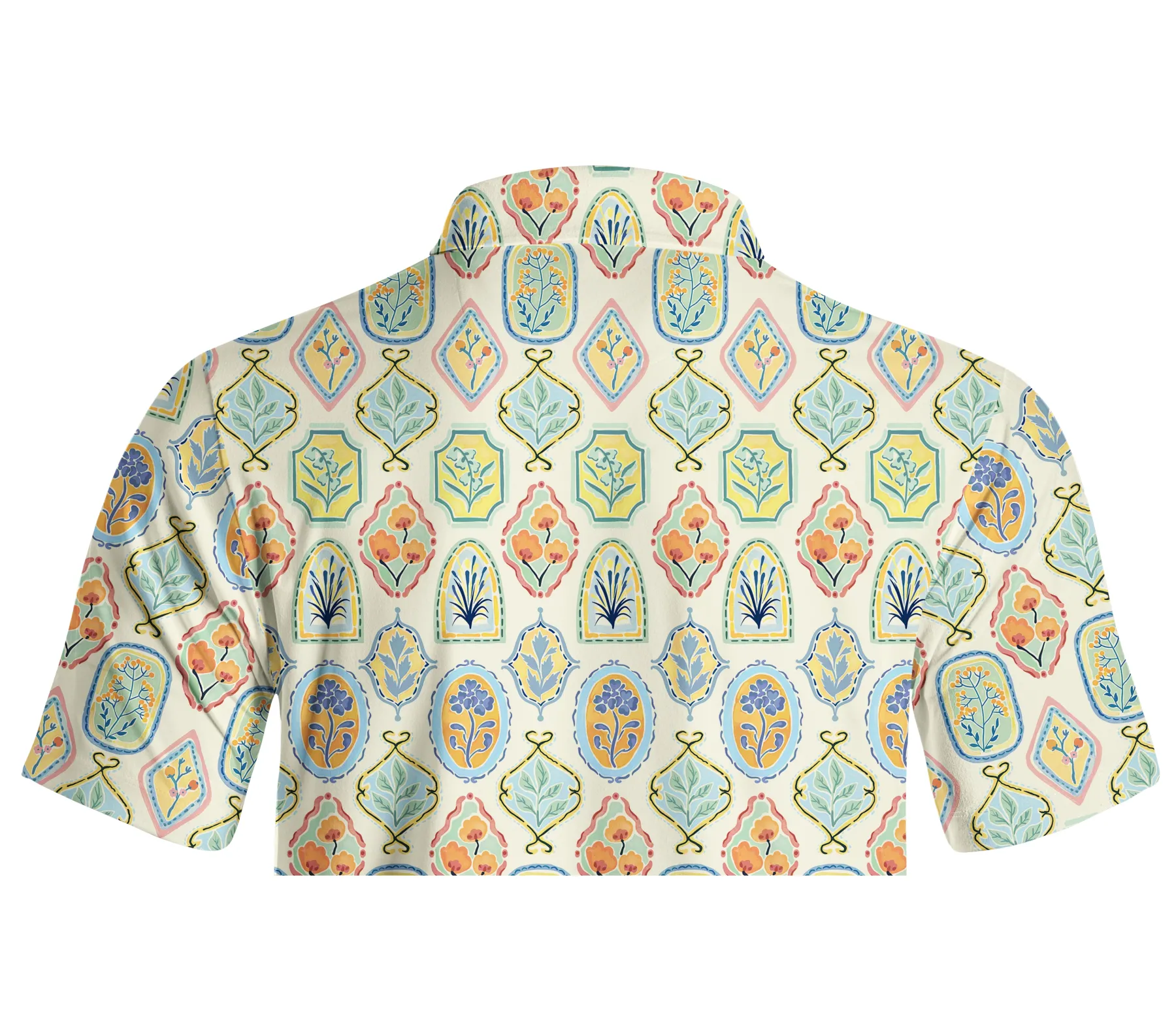 Cherryswing Garden's Diverse Beauty Men's Polo Shirt