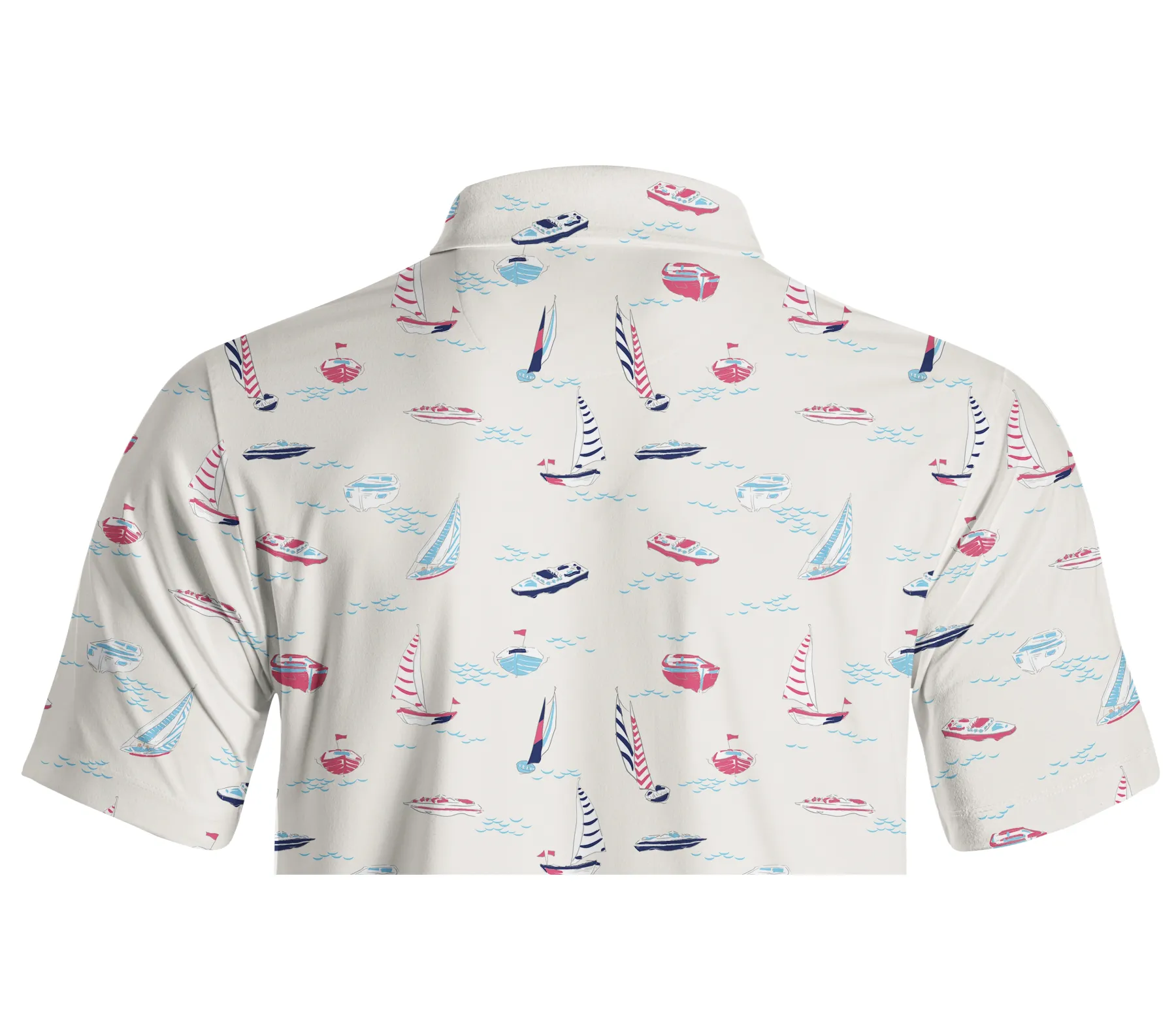 Cherryswing Tranquil Marina  Men's Polo Shirt