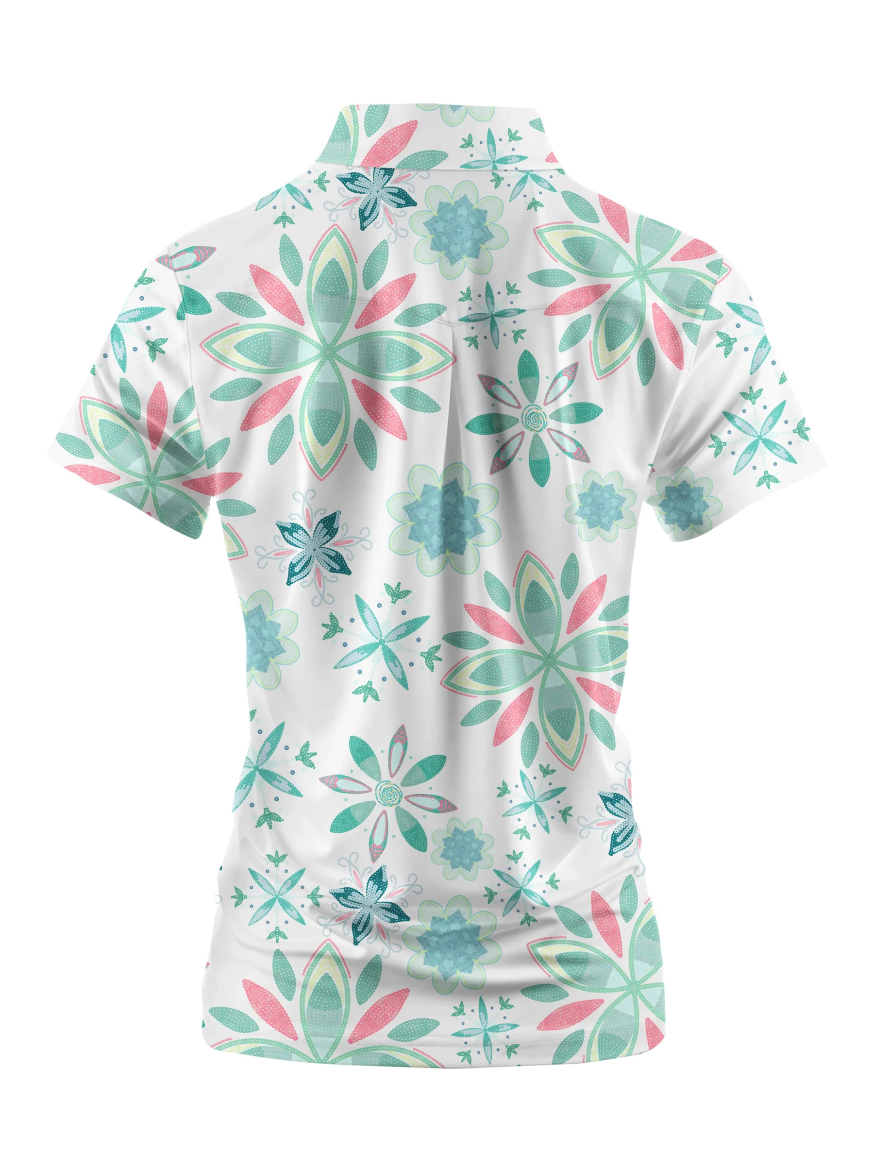 Cherryswing Women's Gentle Colors Short Sleeve Polo Shirt