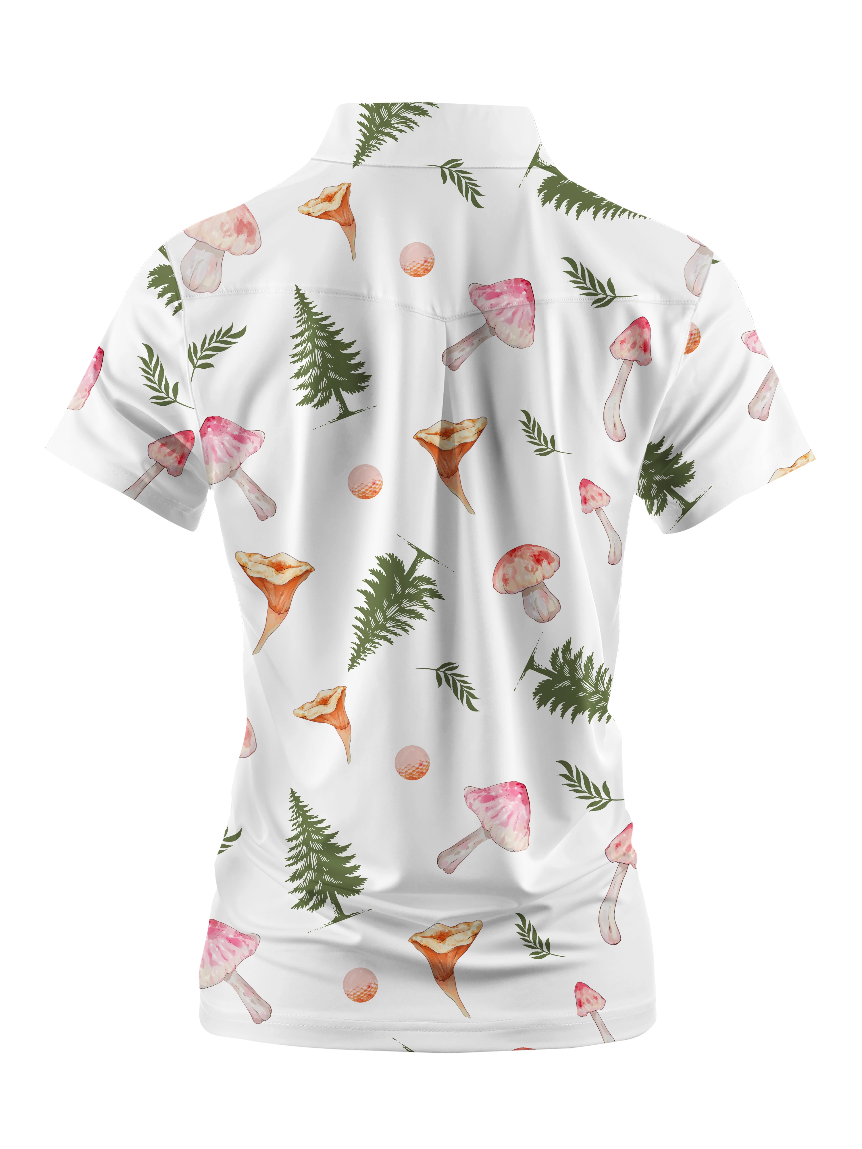 Cherryswing Women's Summer Picnics Short Sleeve Polo Shirt