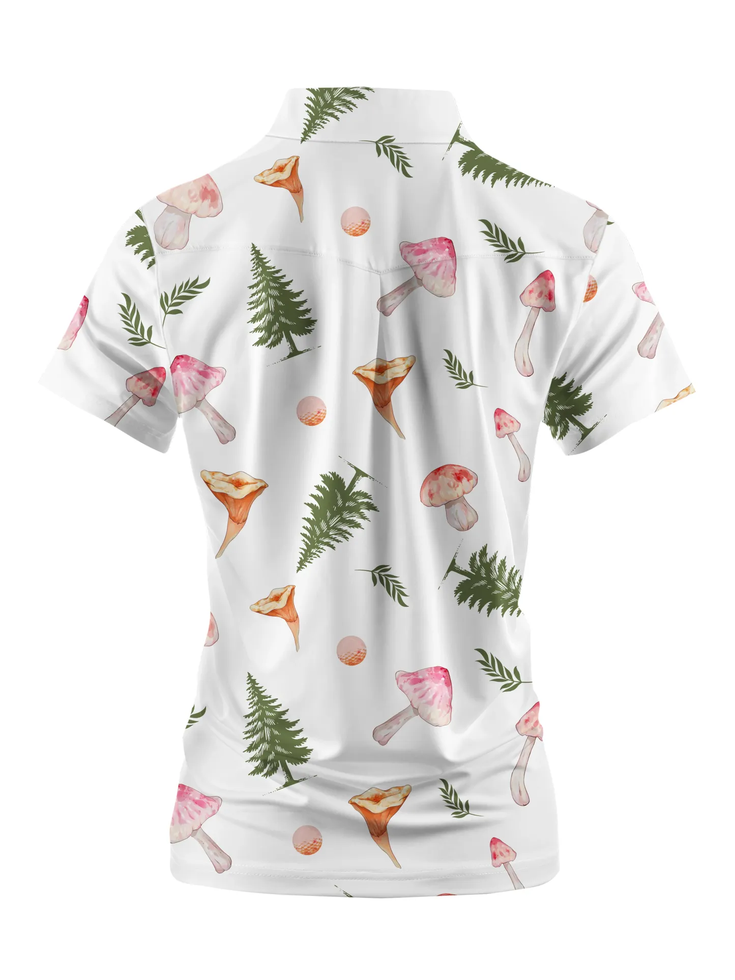 Cherryswing Women's Summer Picnics Short Sleeve Polo Shirt