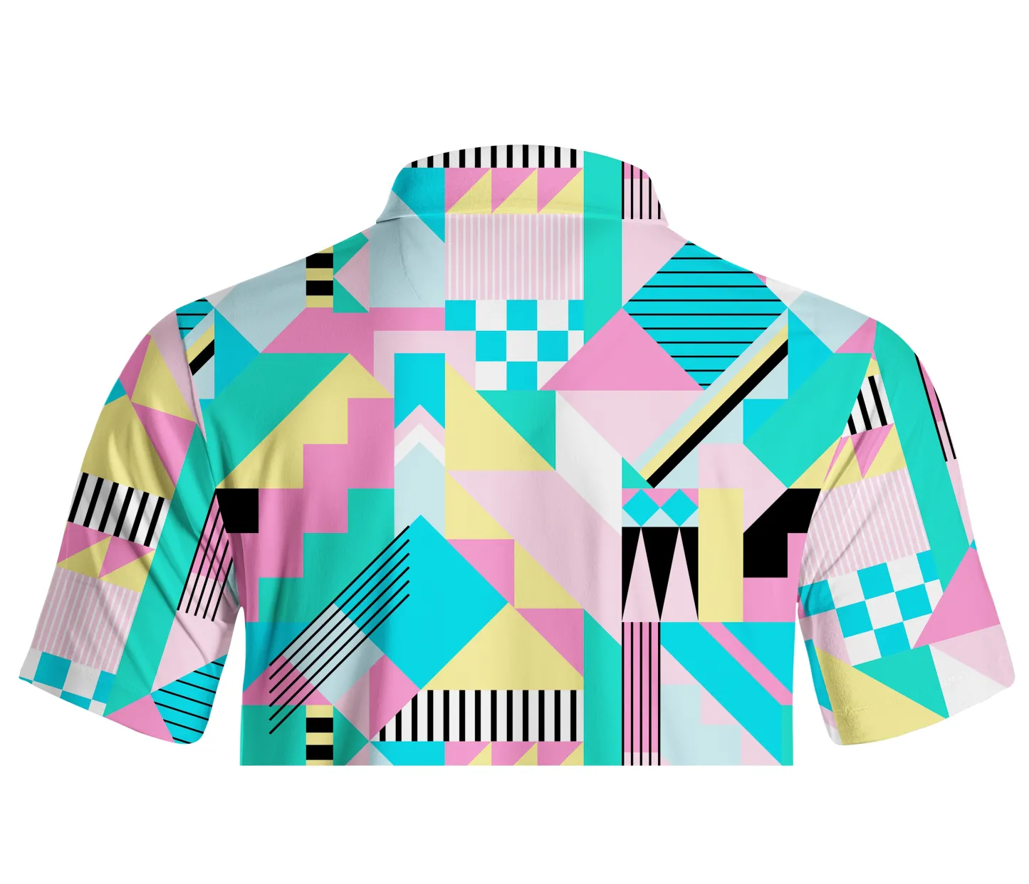 Cherryswing Geometric Patterns Men's Polo Shirt