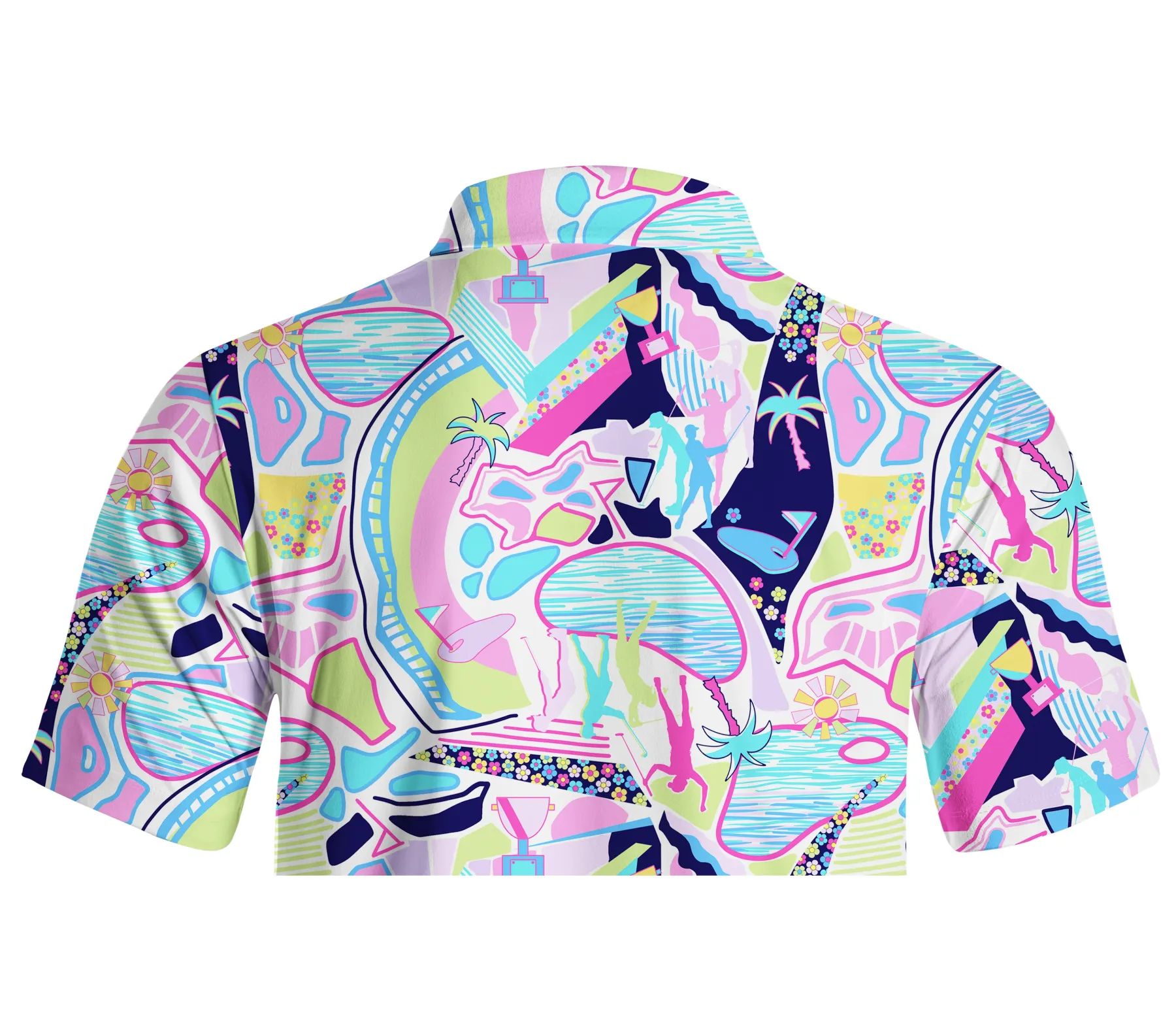 Cherryswing Vivid Pattern Men's Polo Shirt