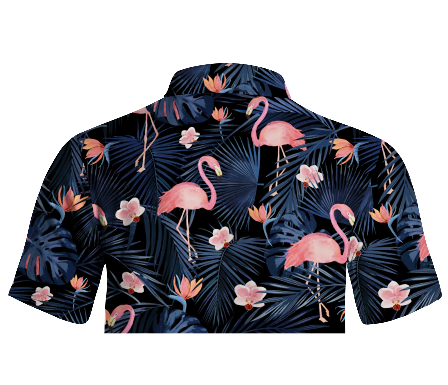 Cherryswing Dancing Flamingo Men's Polo Shirt