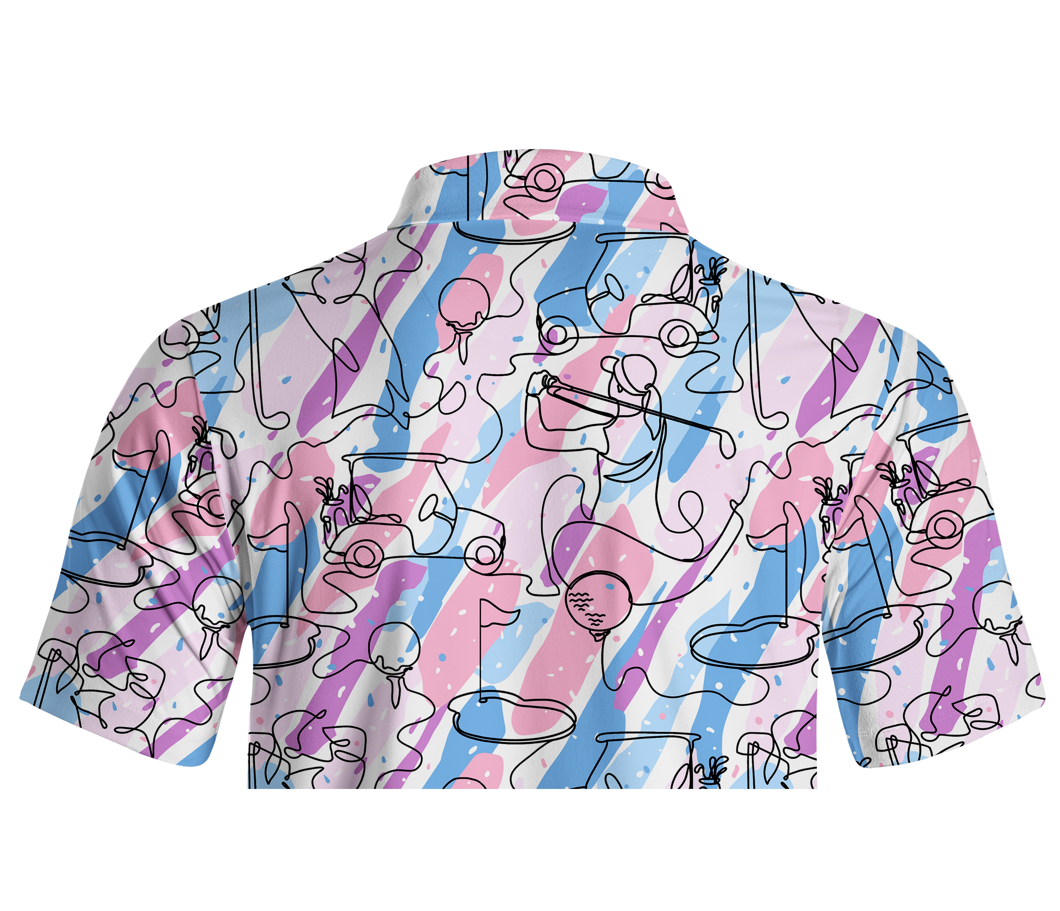 Cherryswing Party in Course Men's Polo Shirt