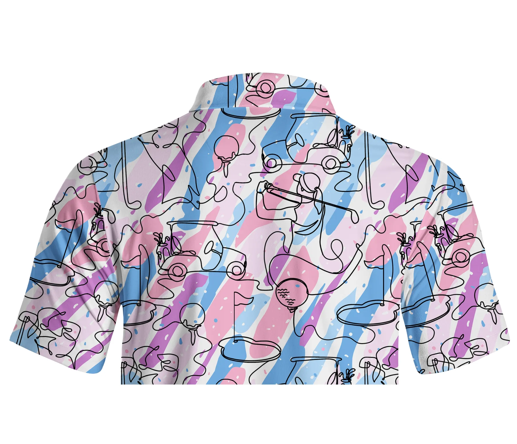 Cherryswing Party in Course Men's Polo Shirt