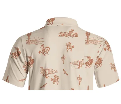 Cherryswing Wild West Fores Men's Polo Shirt