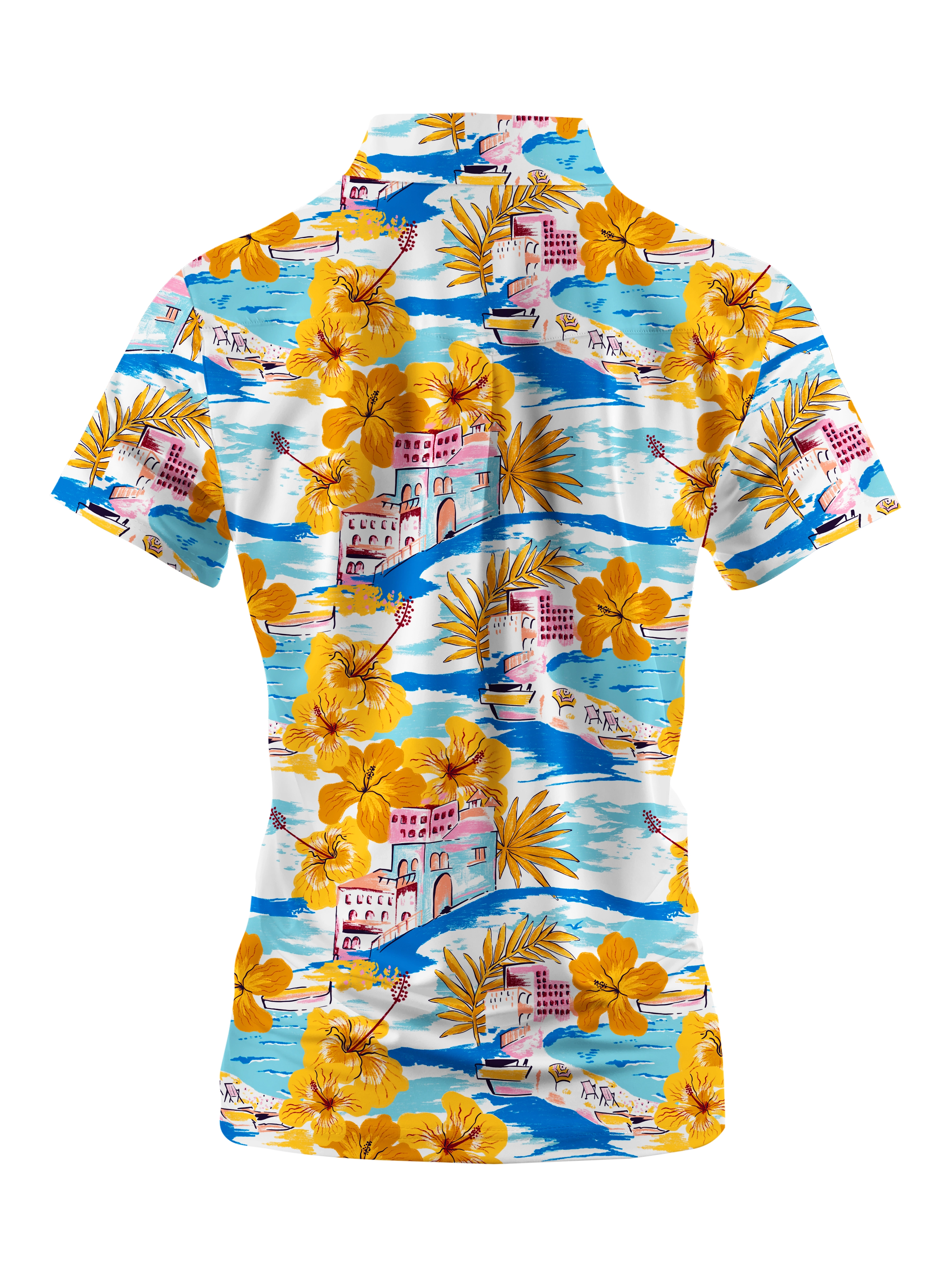 Cherryswing Women's Island Getaway Short Sleeve Polos