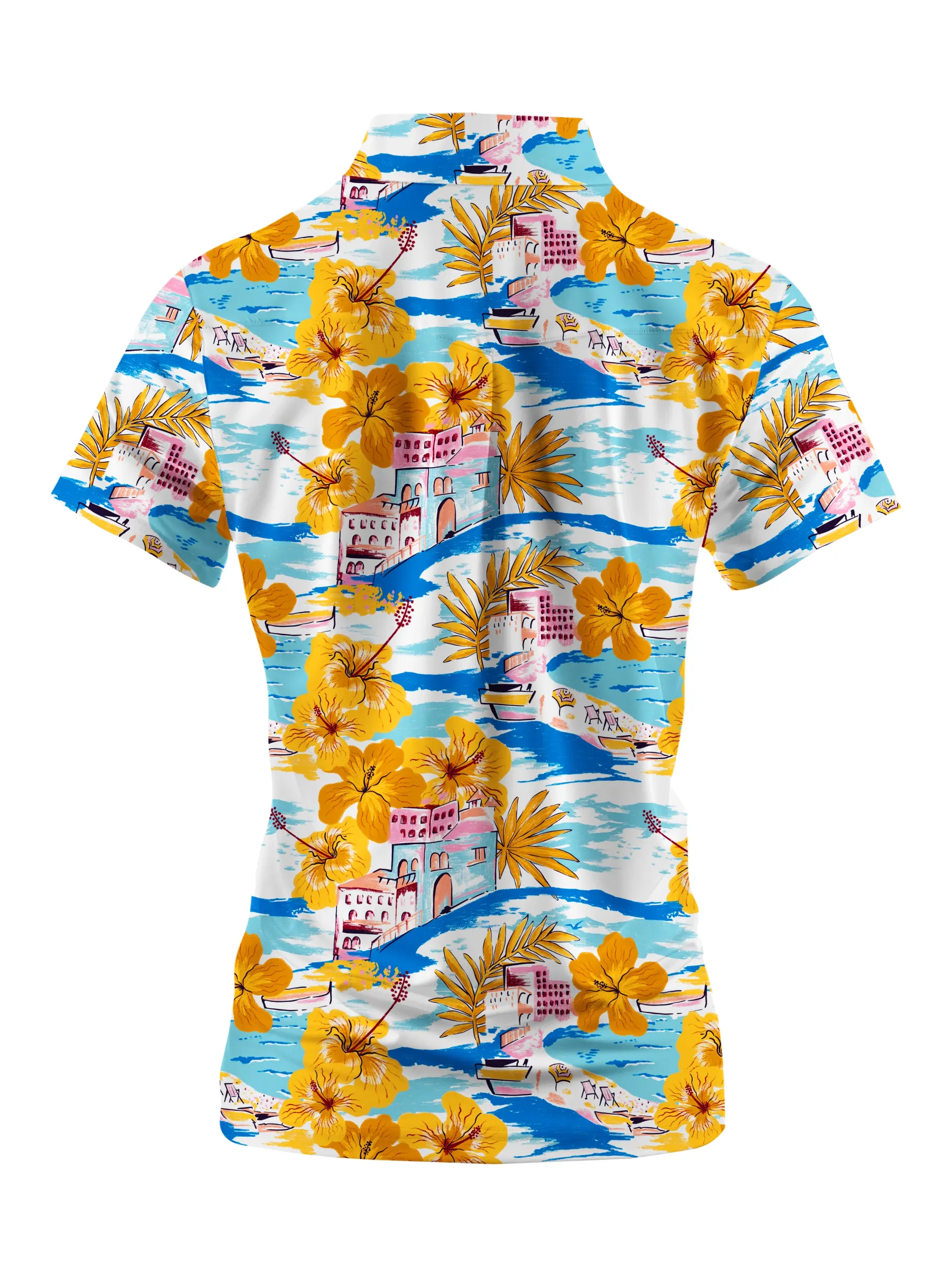 Cherryswing Women's Island Getaway Short Sleeve Polos