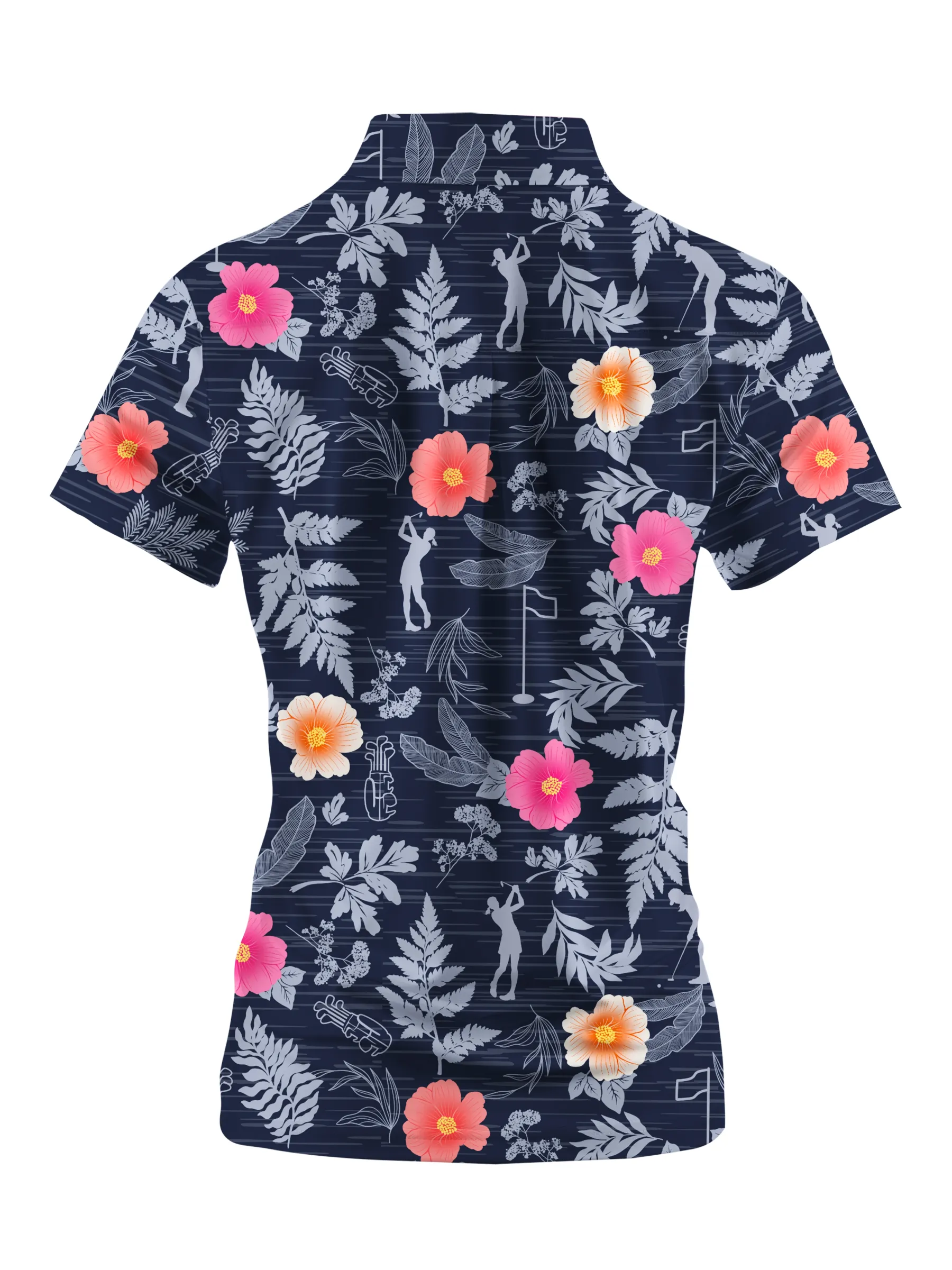 Cherryswing Women's Wild Golf Short Sleeve Polos