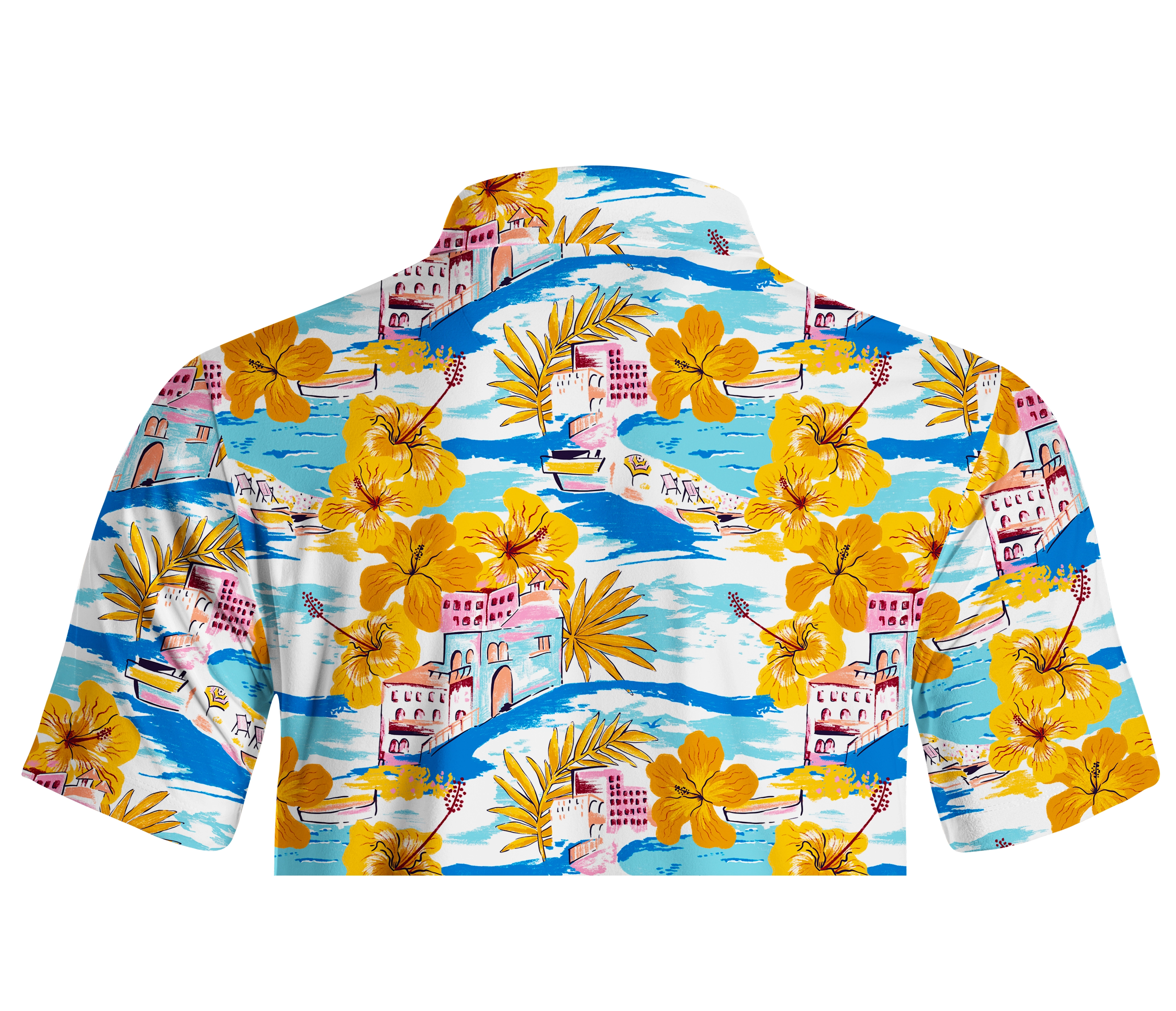 Cherryswing Island Getaway Men's Polo Shirt