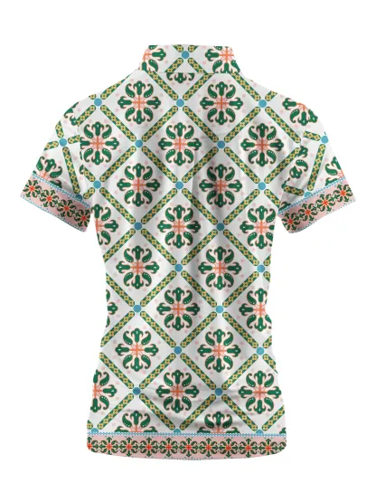 Cherryswing Women's Traditional Charm Short Sleeve Polos