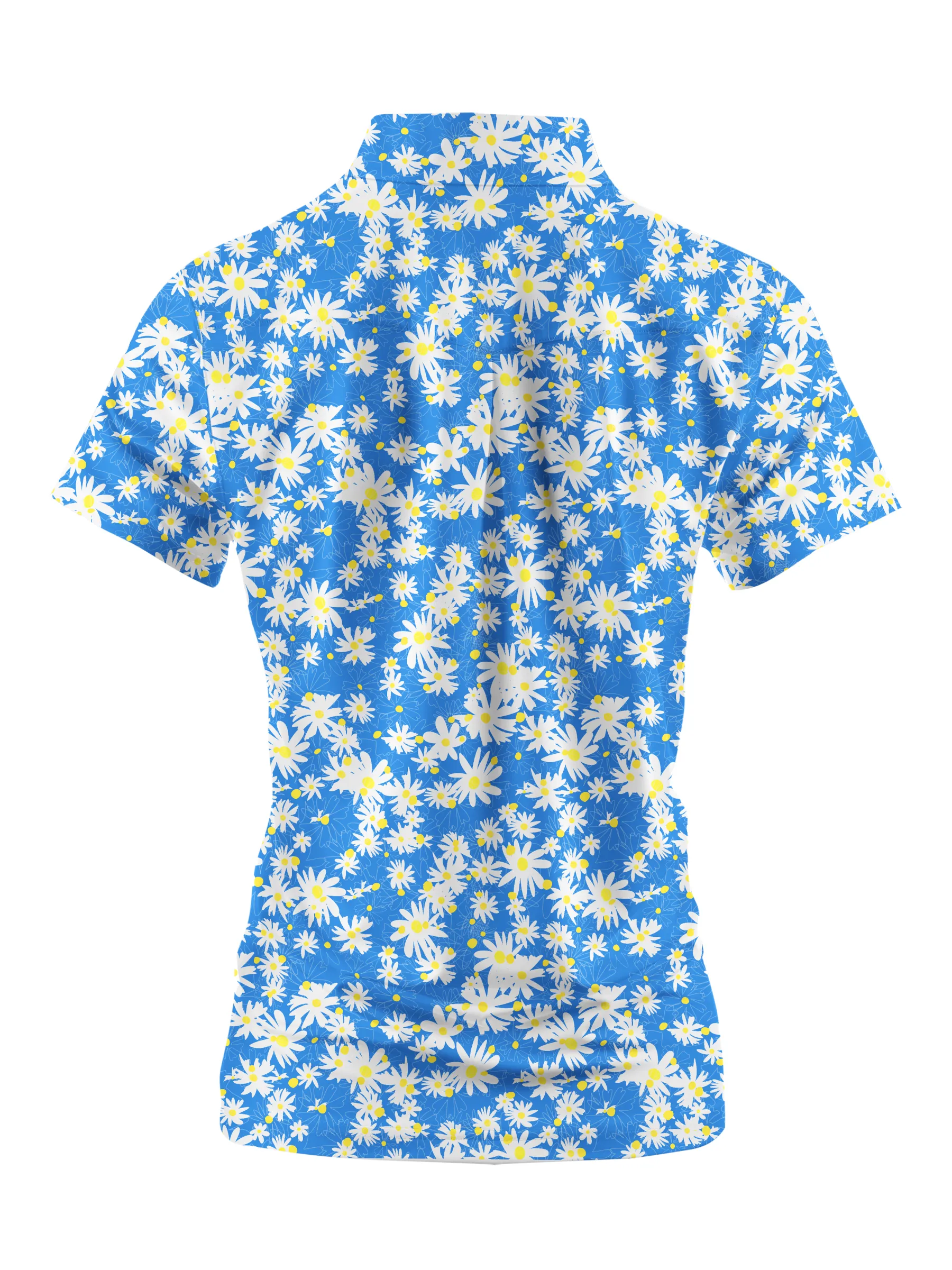 Cherryswing Women's Breathable 1/4 Zip Short Sleeve Polo Shirt