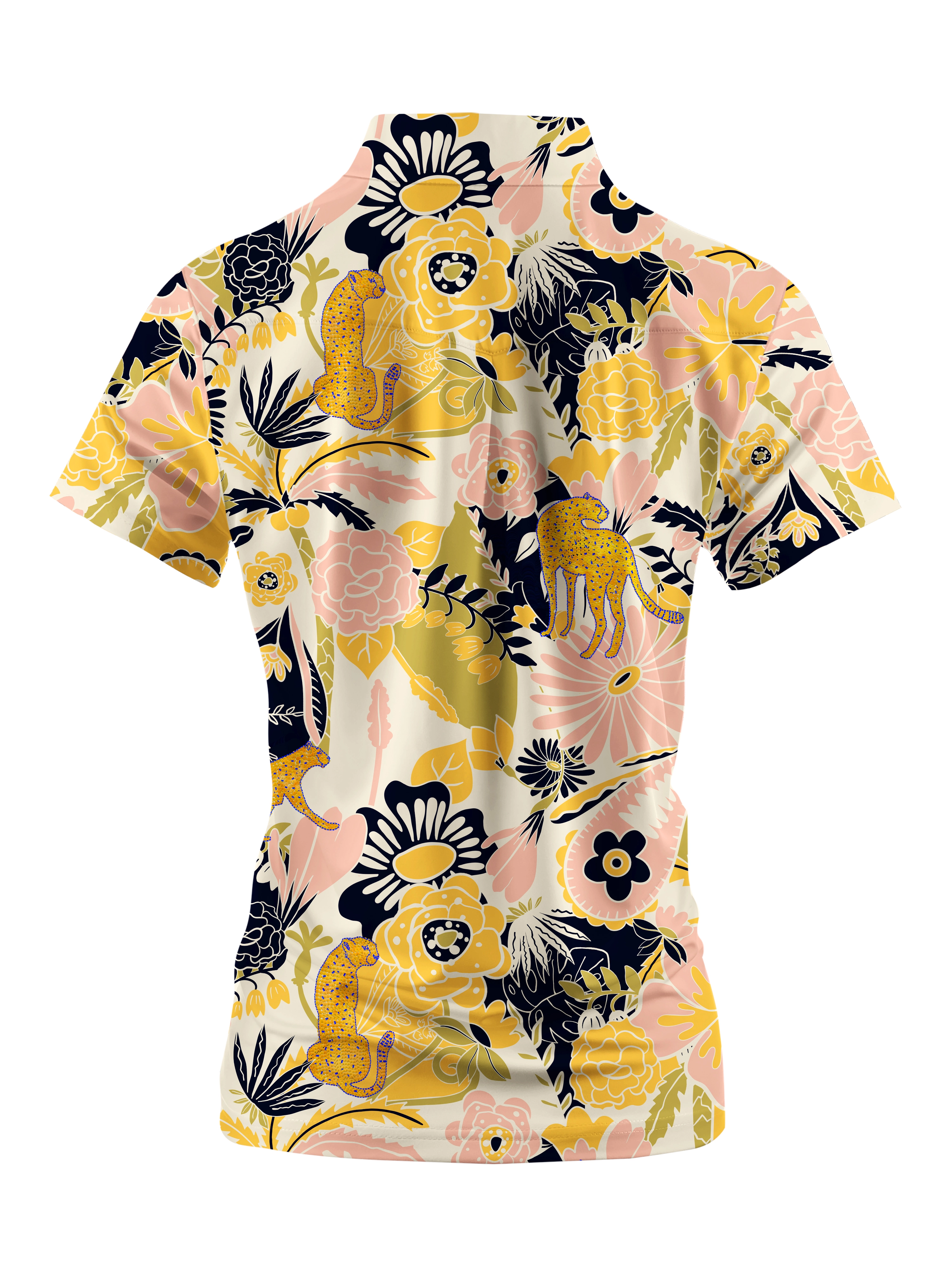 Cherryswing Women's Exotic Ddventure Short Sleeve Polos