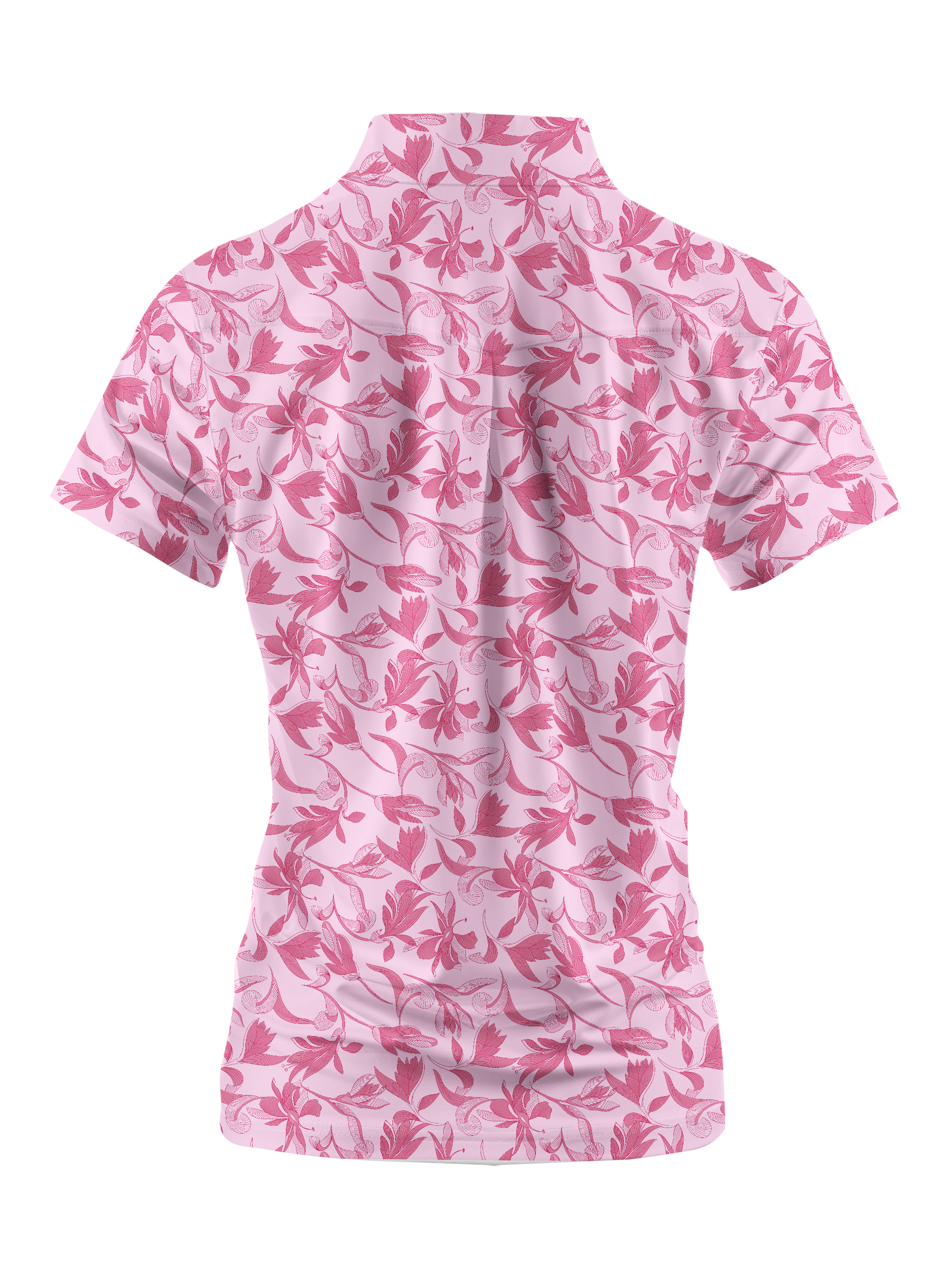 Cherryswing Blossom Print Golf Polo for Women