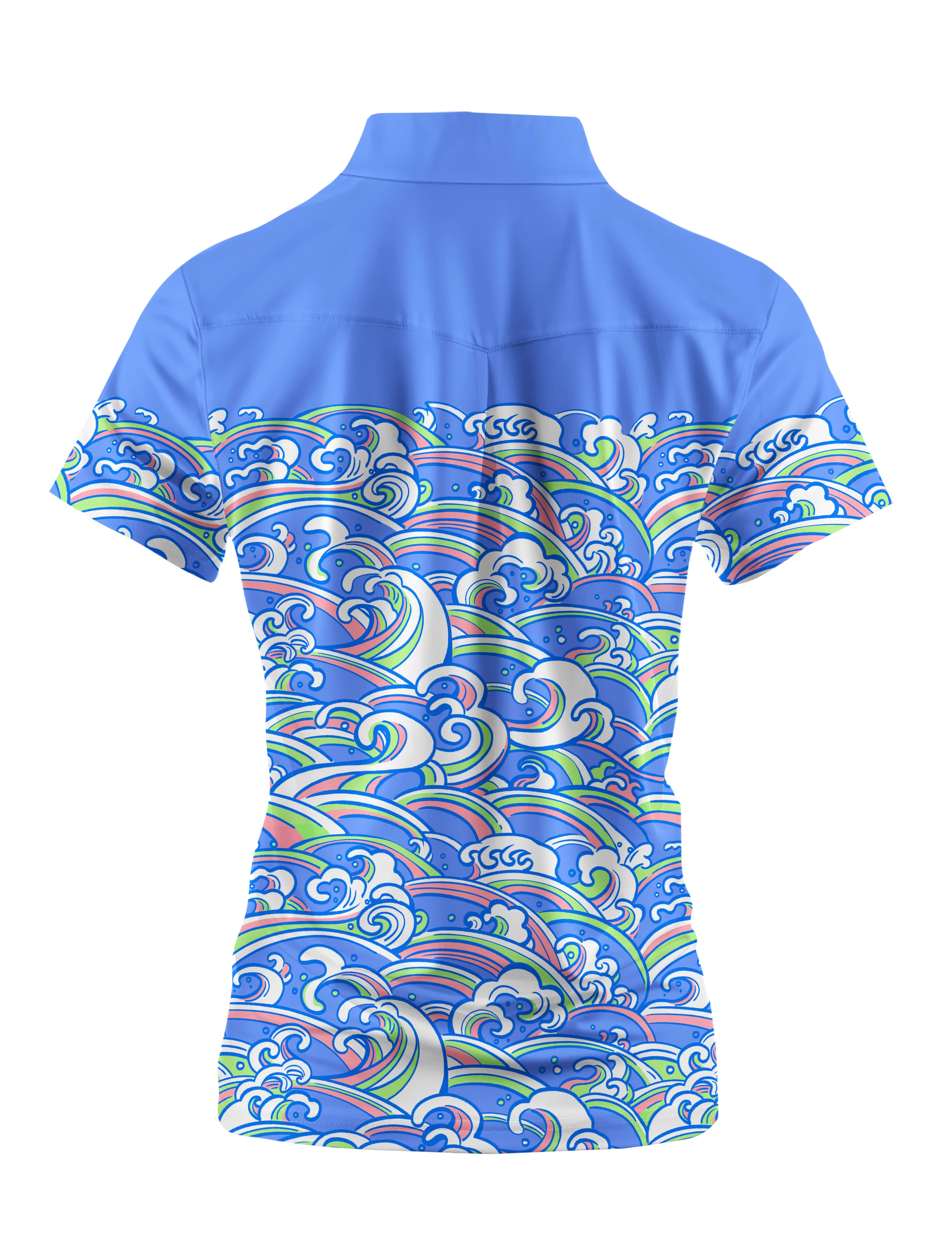 Cherryswing Women's Colorful Spring Short Sleeve Polos