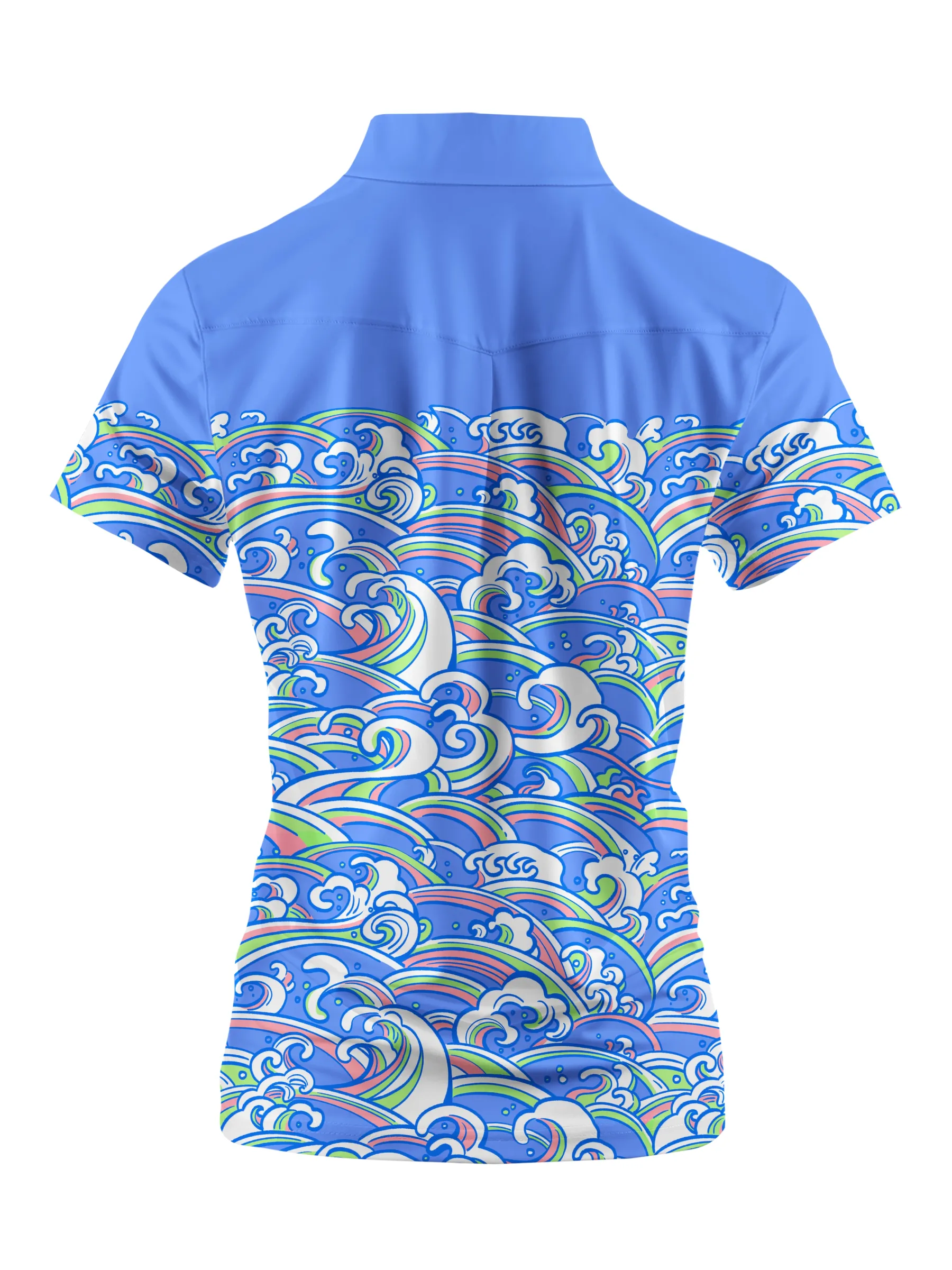 Cherryswing Women's Colorful Spring Short Sleeve Polos