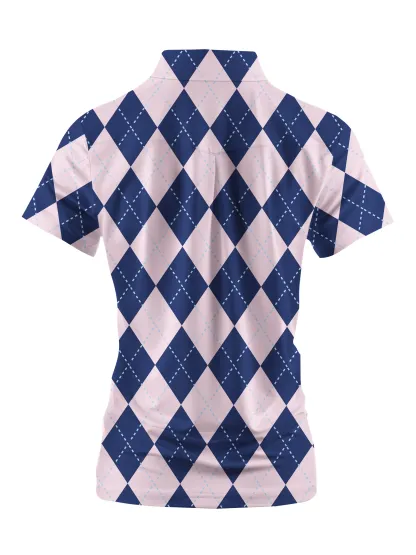 Cherryswing Women's Colorful Spring Short Sleeve Polos