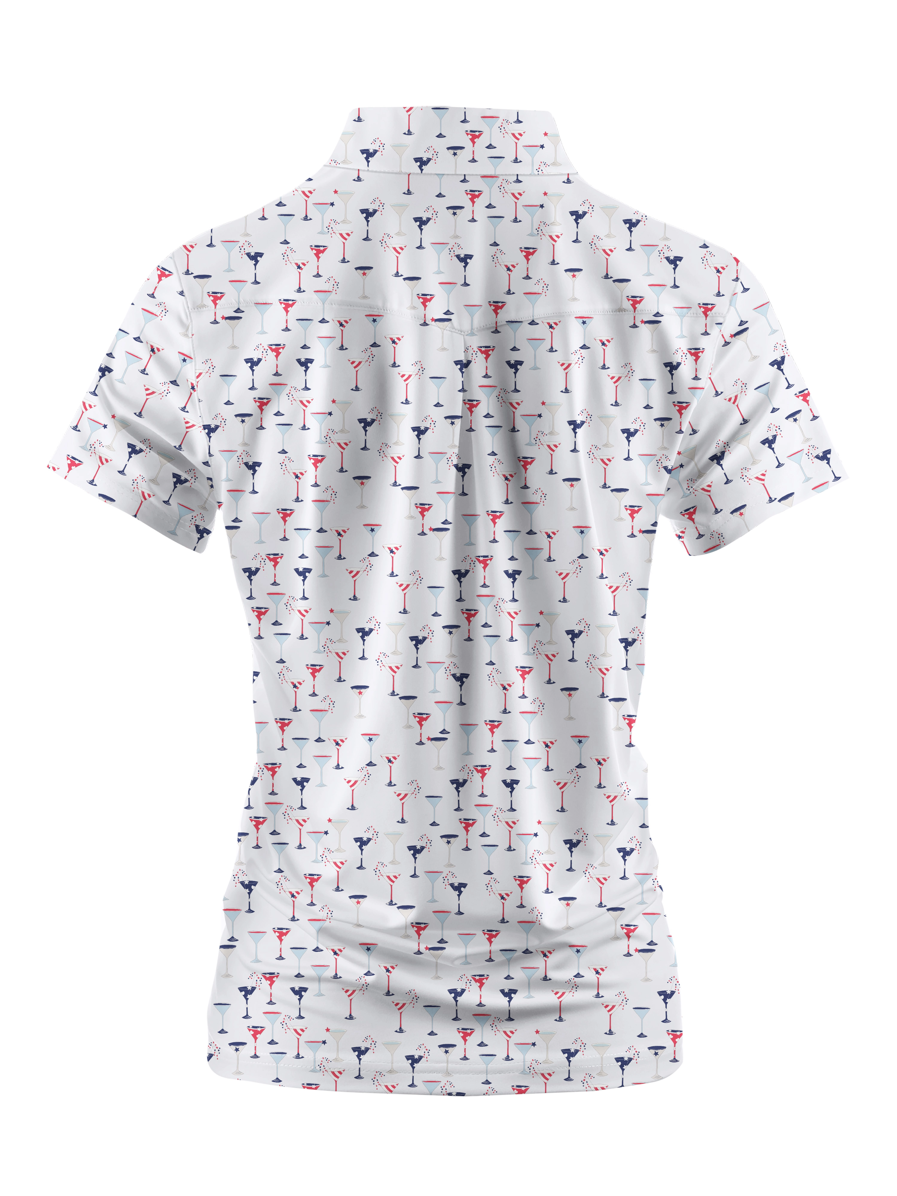 Cherryswing Women's Celebratory Atmosphere Short Sleeve Polos