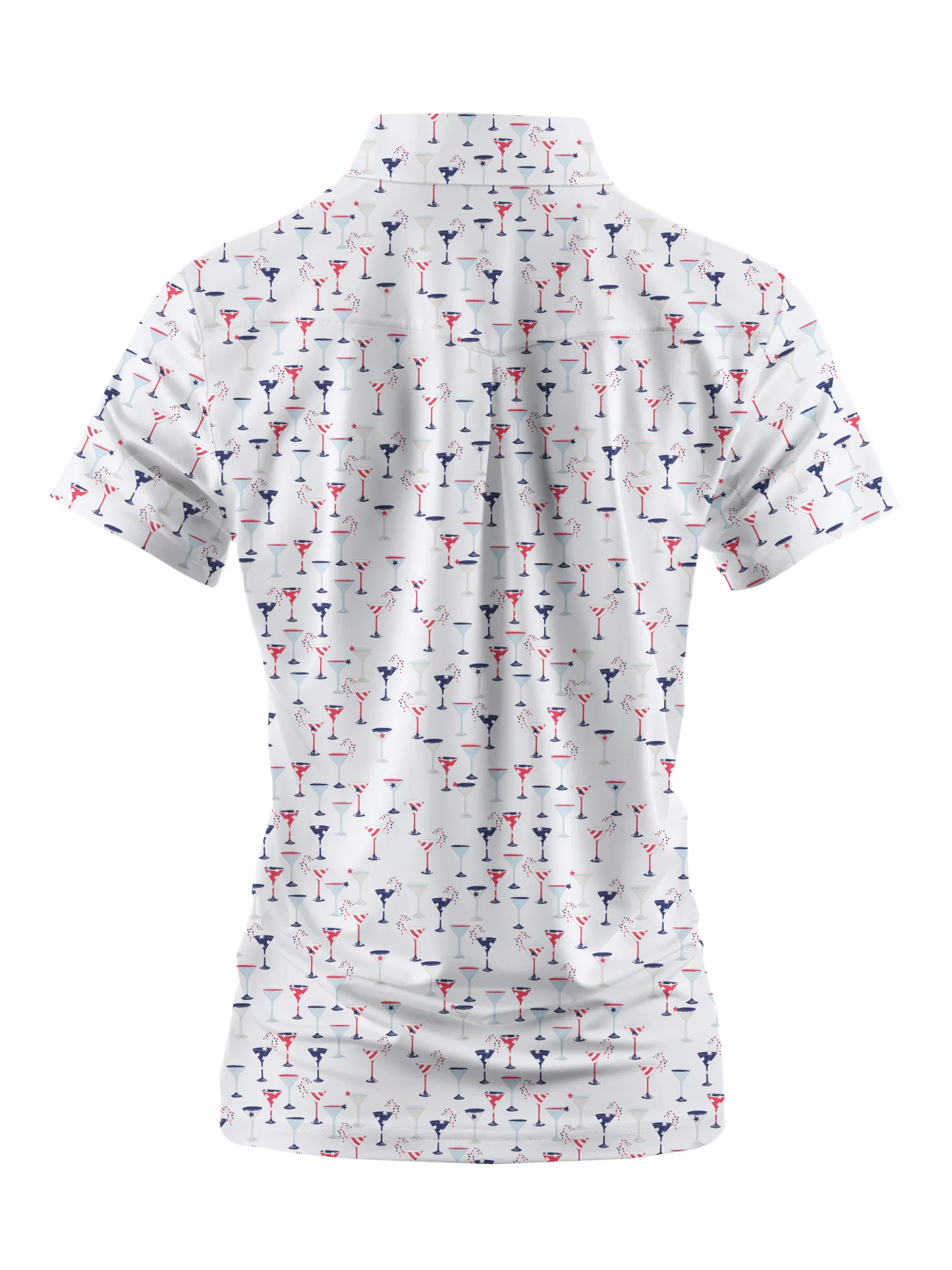 Cherryswing Women's Celebratory Atmosphere Short Sleeve Polos