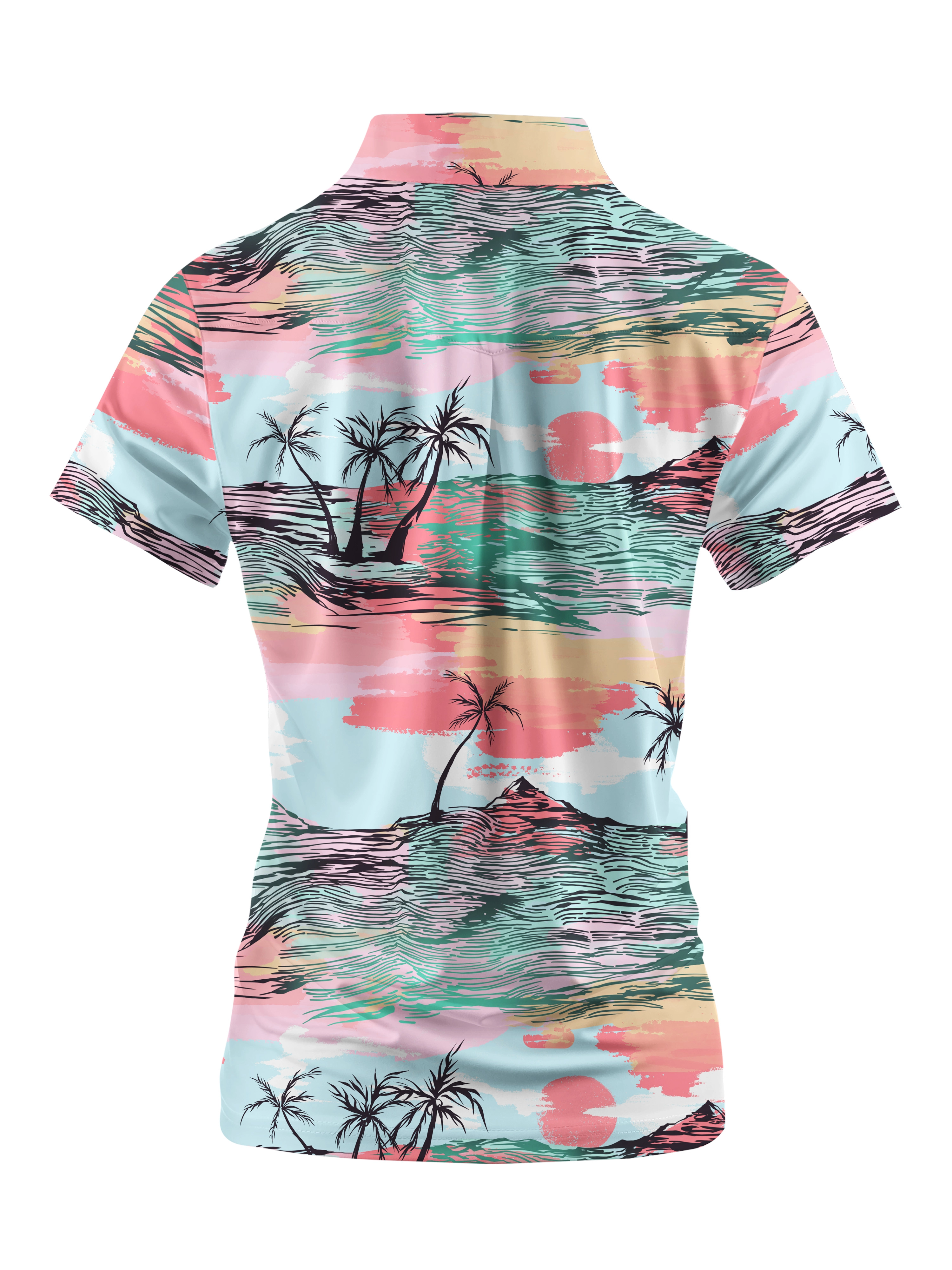 Cherryswing Women's Celebratory Atmosphere Short Sleeve Polos