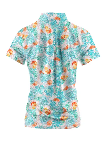 Cherryswing Hawaiian Style Golf Polo for Women