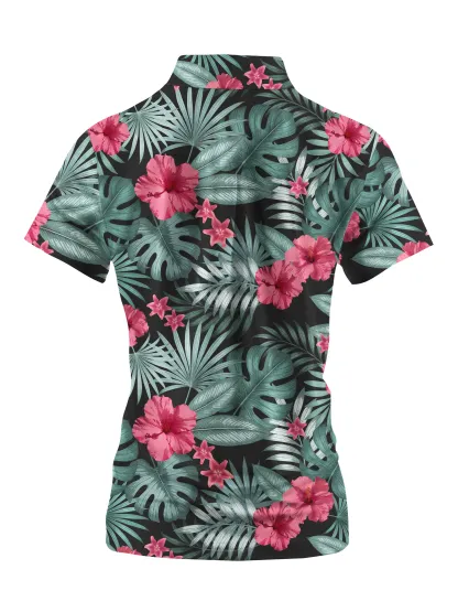 Cherryswing Women's Exotic Elegance Short Sleeve Polos