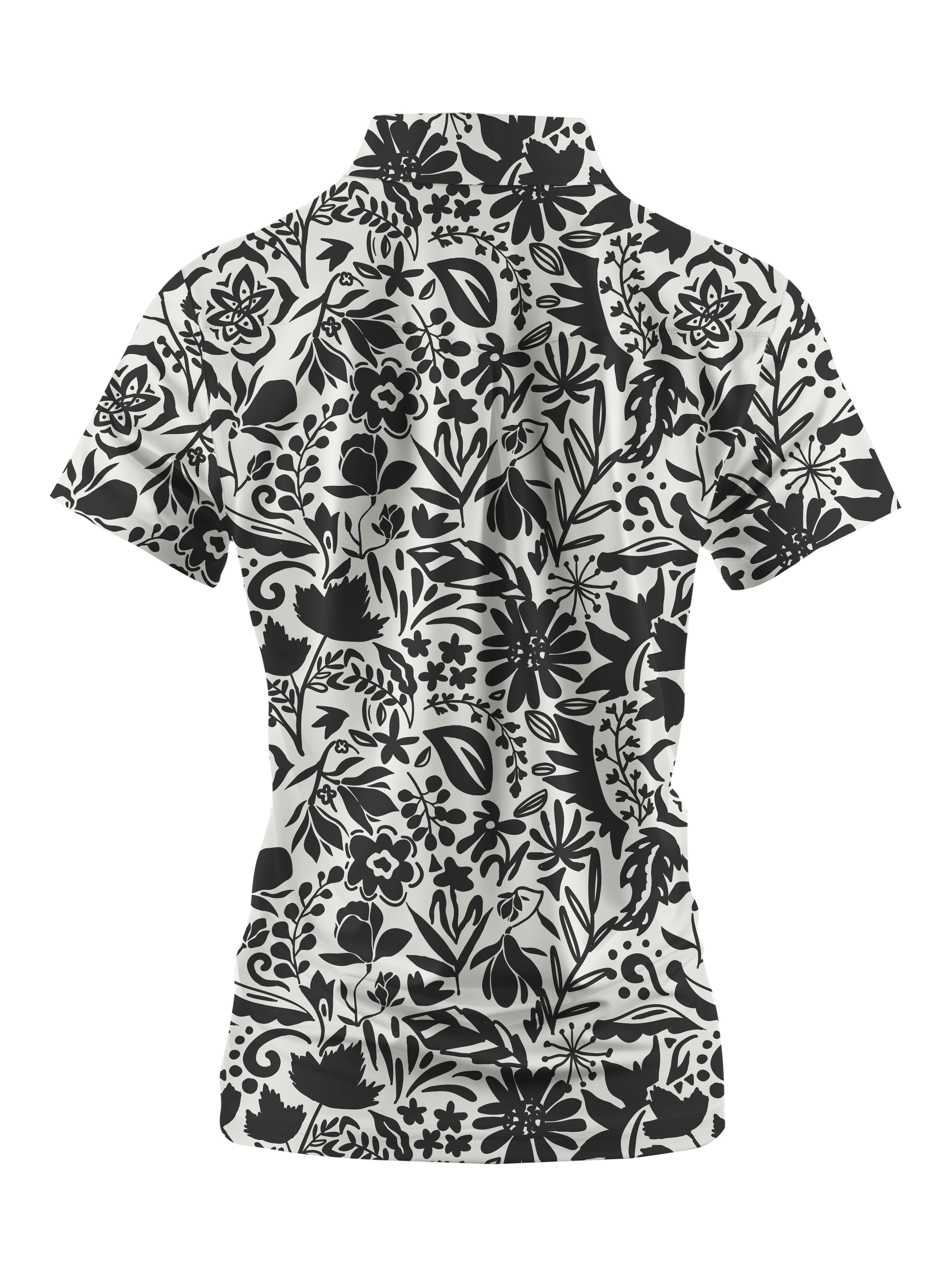 Cherryswing Women's Modern Twist Short Sleeve Polos