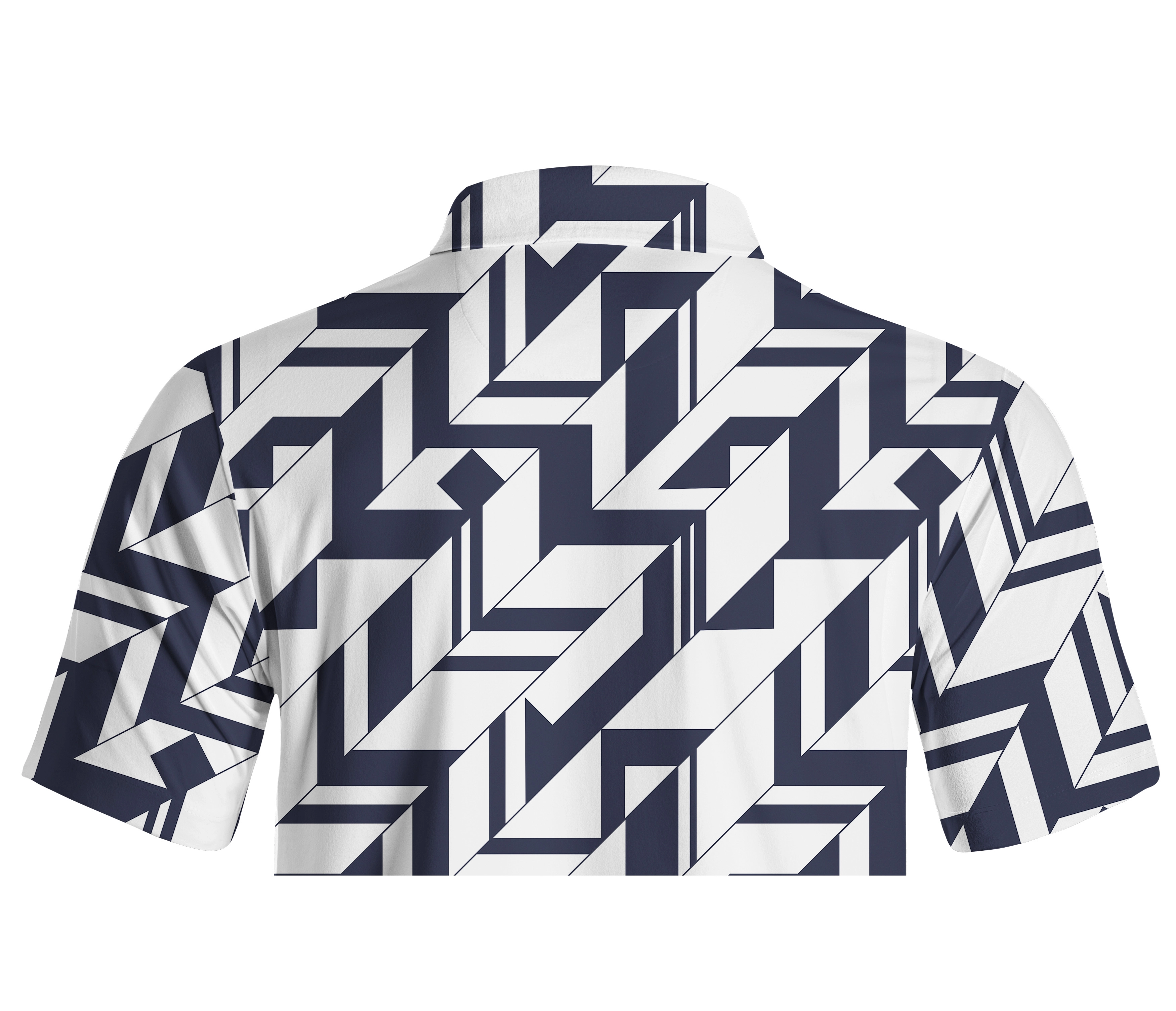 Cherryswing Geometric Art Men's Polo Shirt
