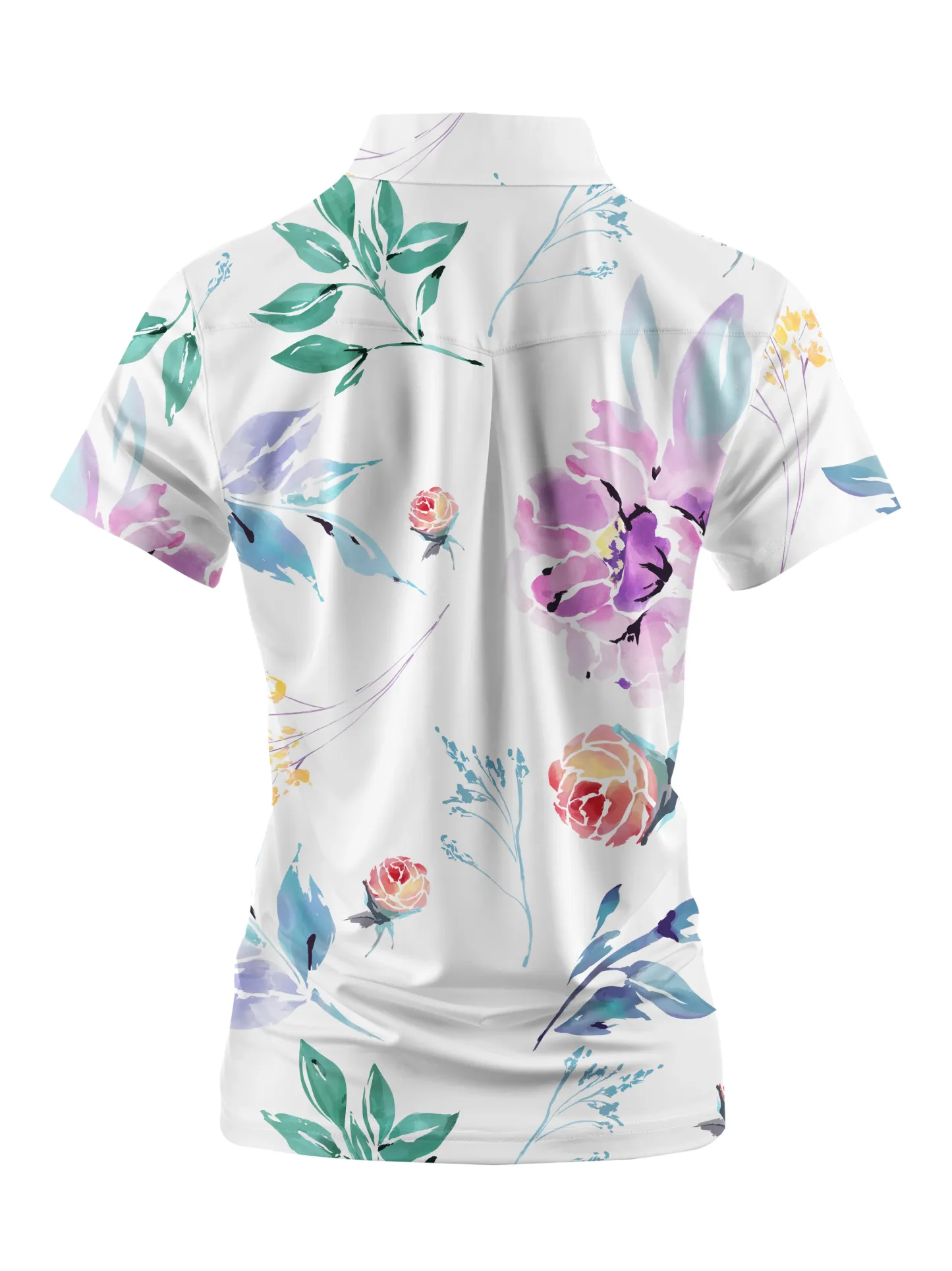 Cherryswing Women's Fluidity of Nature Short Sleeve Polos