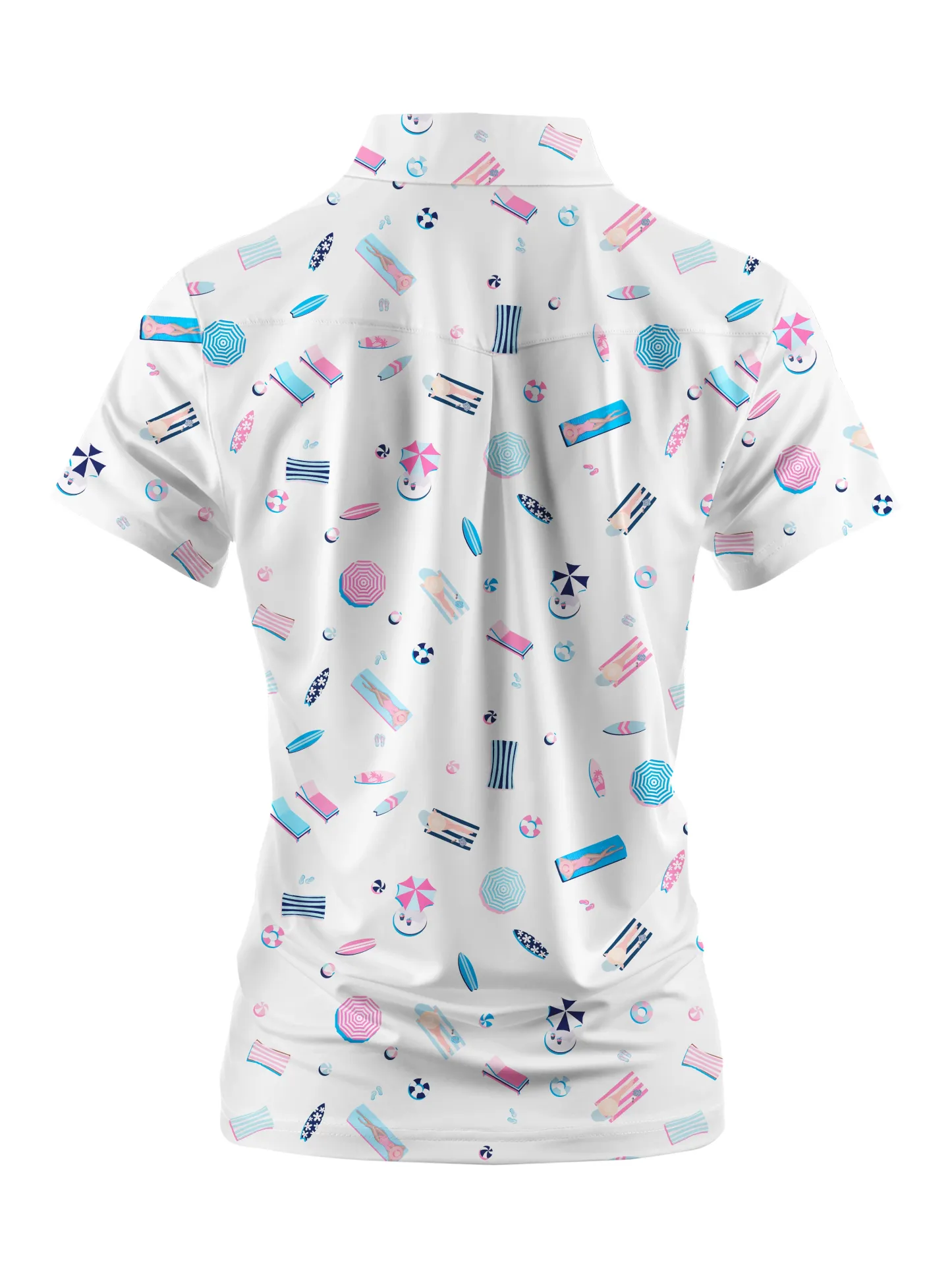 Cherryswing Women's Beachside Charm Short Sleeve Polos