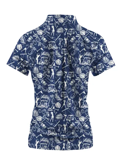 Cherryswing Women's Energy of Golf Short Sleeve Polos