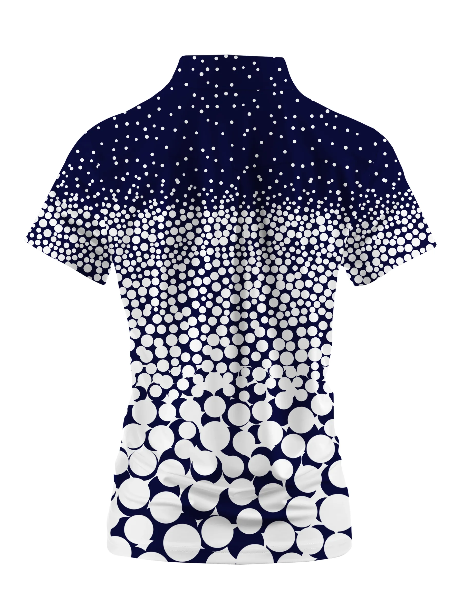 Cherryswing Women's Vivid Floral Short Sleeve Polos