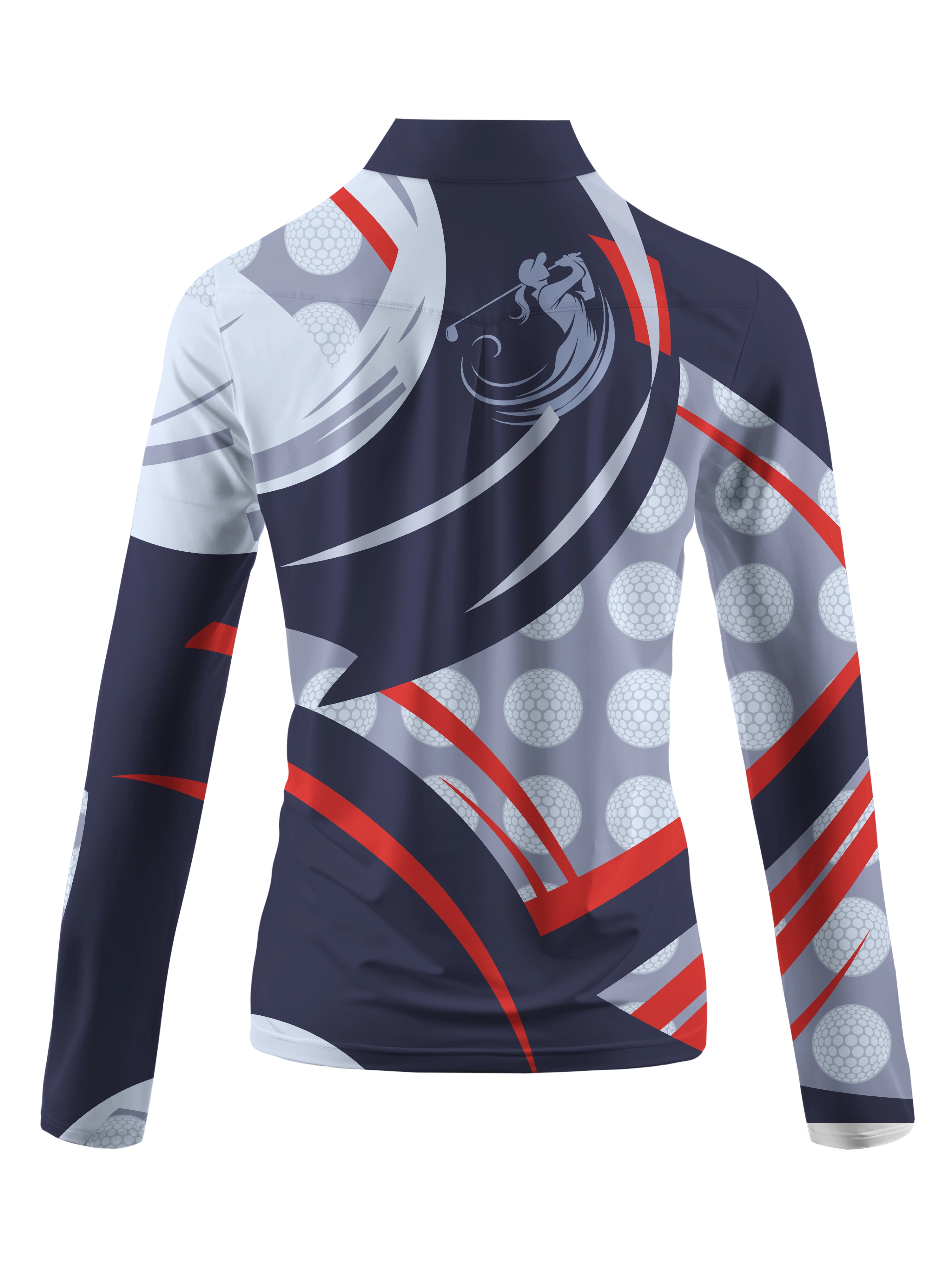 Cherryswing Women's Strength and Luck Long Sleeve Polos