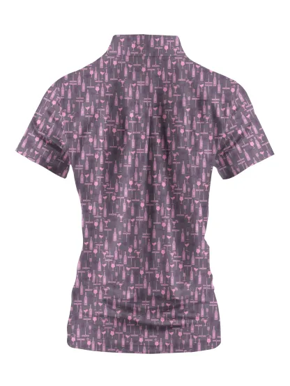 Cherryswing Women's Club's Vibrant Short Sleeve Polos